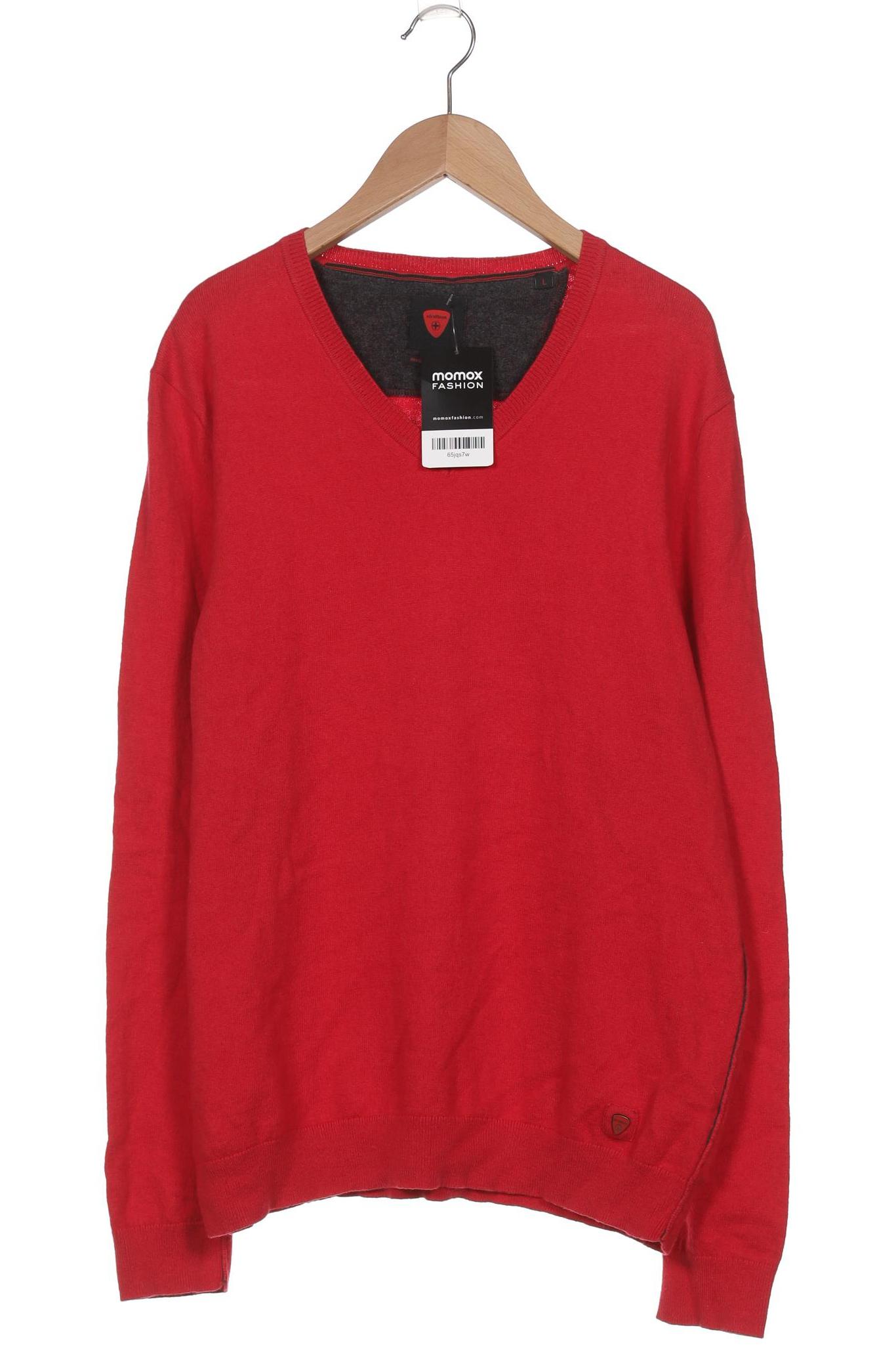 Thumbnail - Strellson Herren Pullover, rot, Gr. 52