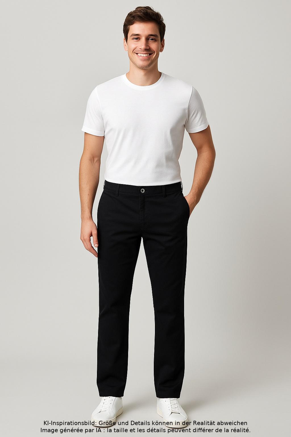 

Strellson Herren Stoffhose, schwarz, Gr. 52