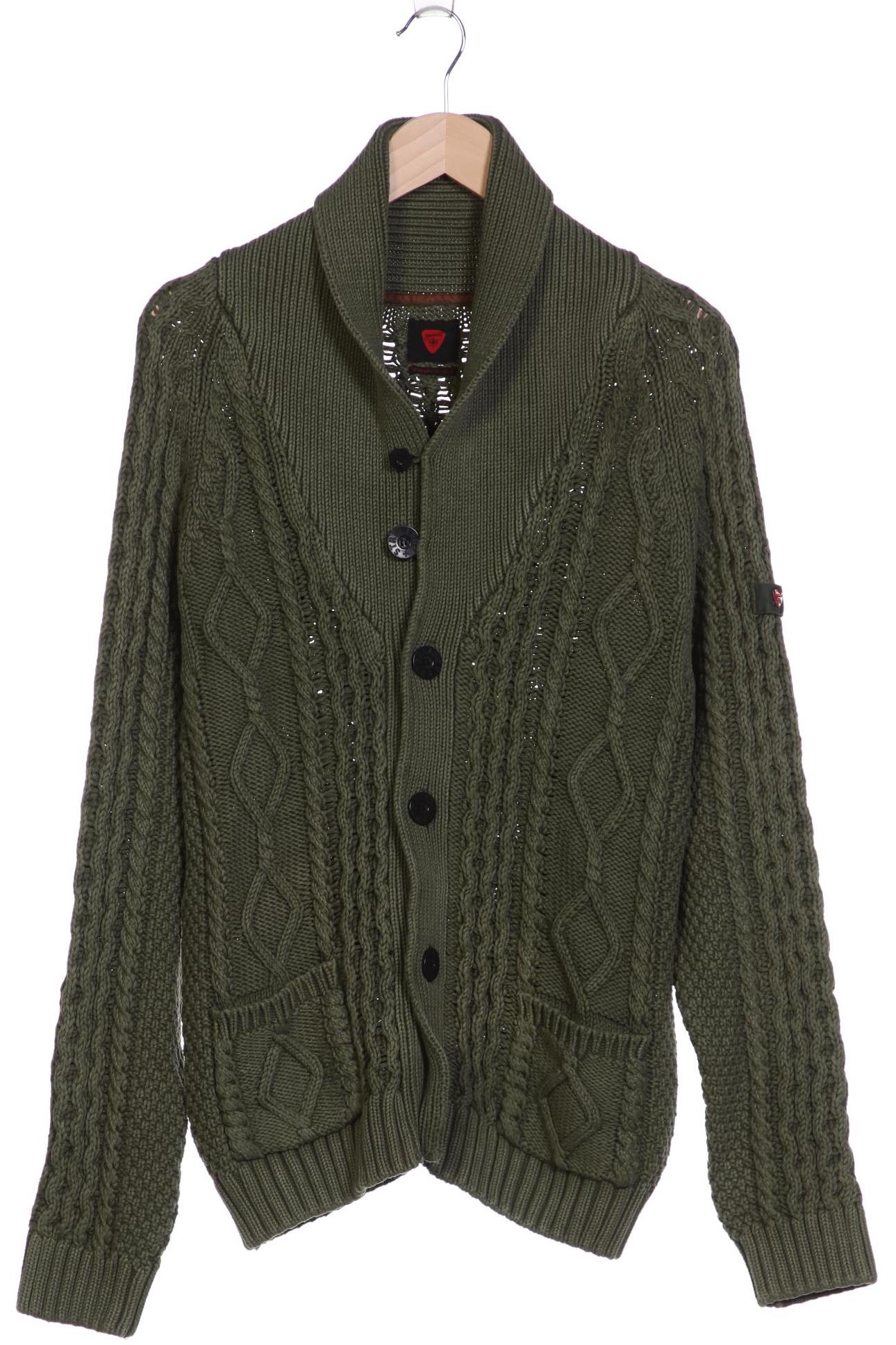 

Strellson Herren Strickjacke, grün, Gr. 52