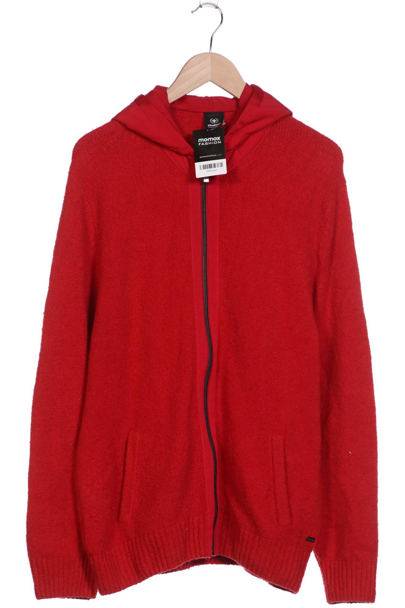 Thumbnail - Strellson Herren Strickjacke, rot, Gr. 56
