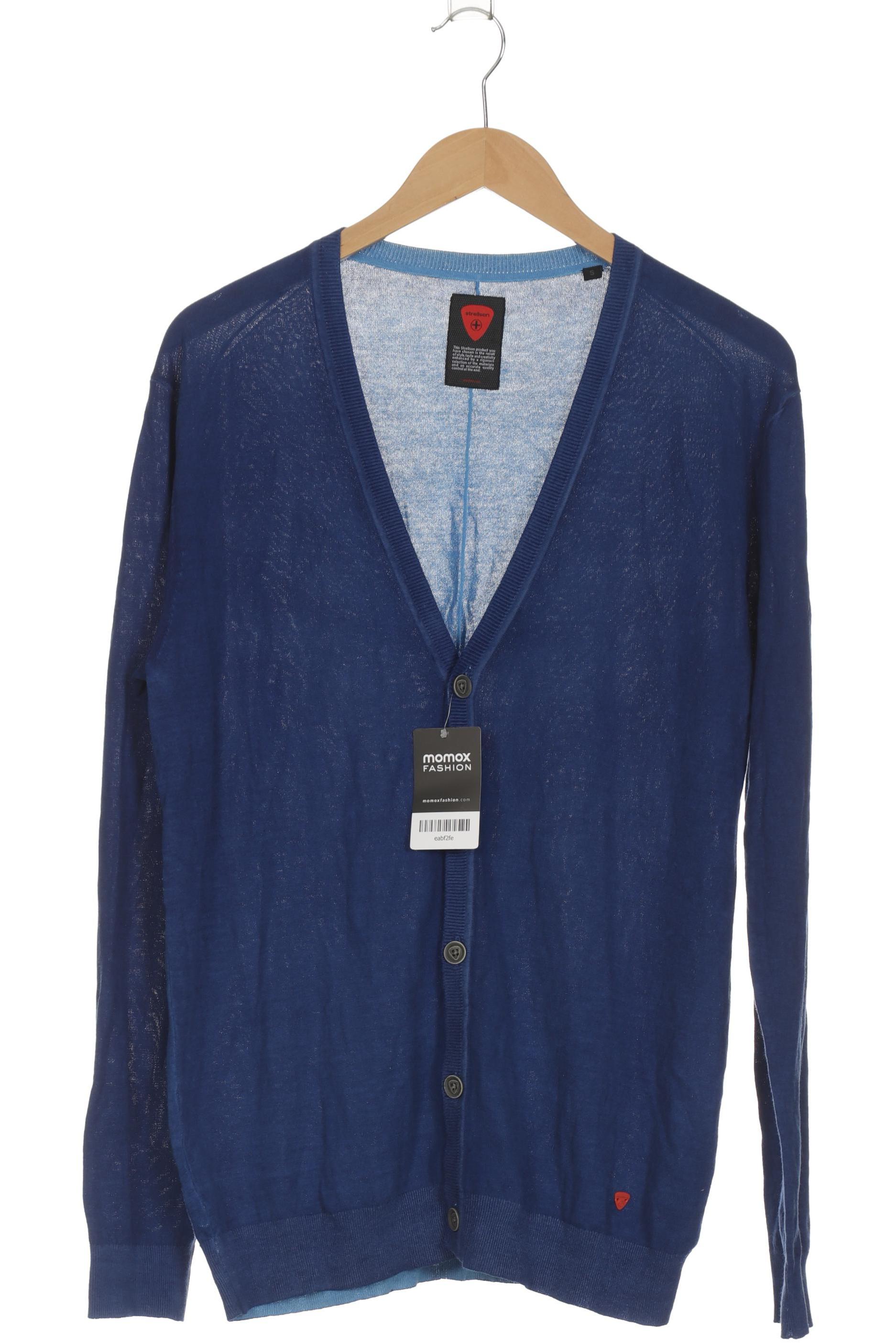 Thumbnail - Strellson Herren Strickjacke, blau, Gr. 46