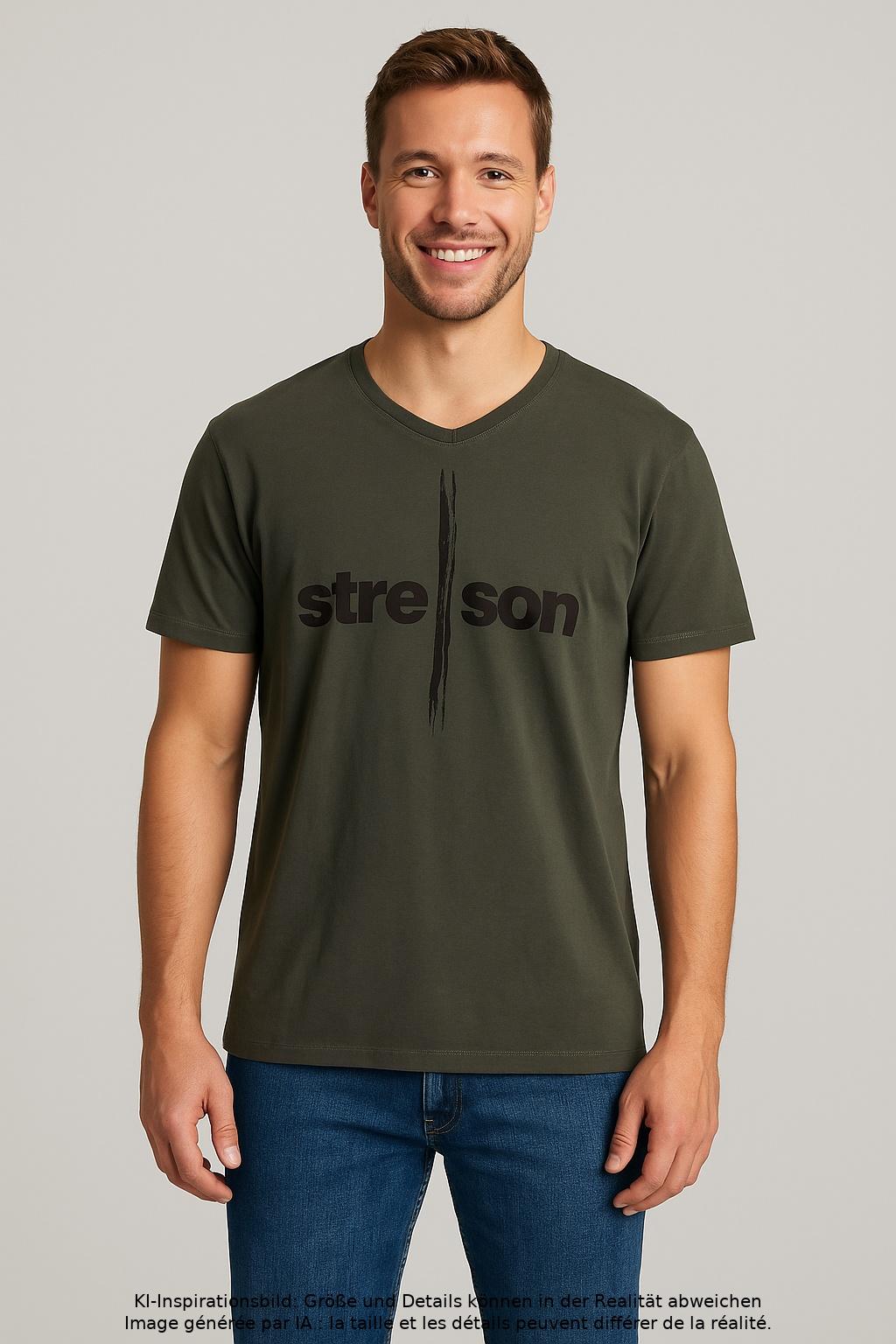 

Strellson Herren T-Shirt, grün, Gr. 52