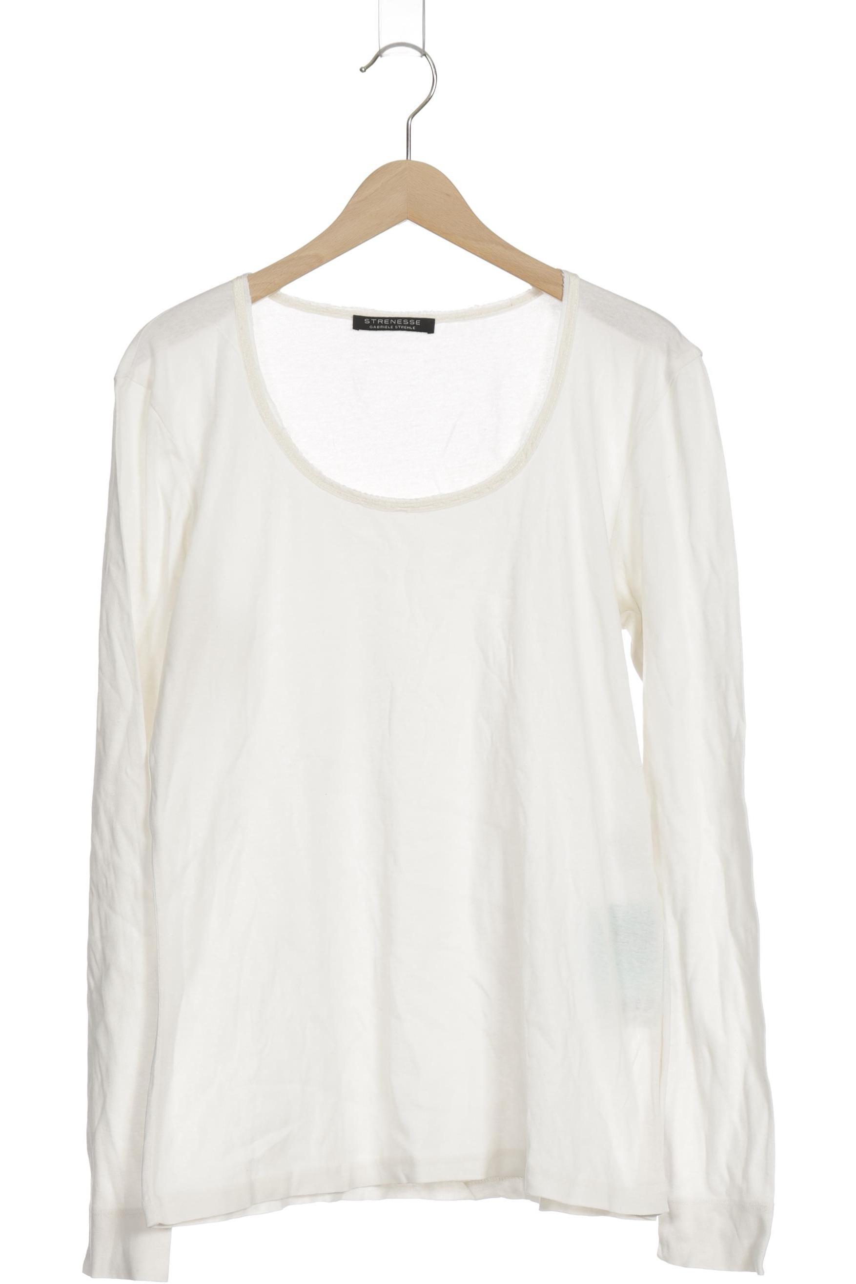 

Strenesse Damen Langarmshirt, weiß, Gr. 40