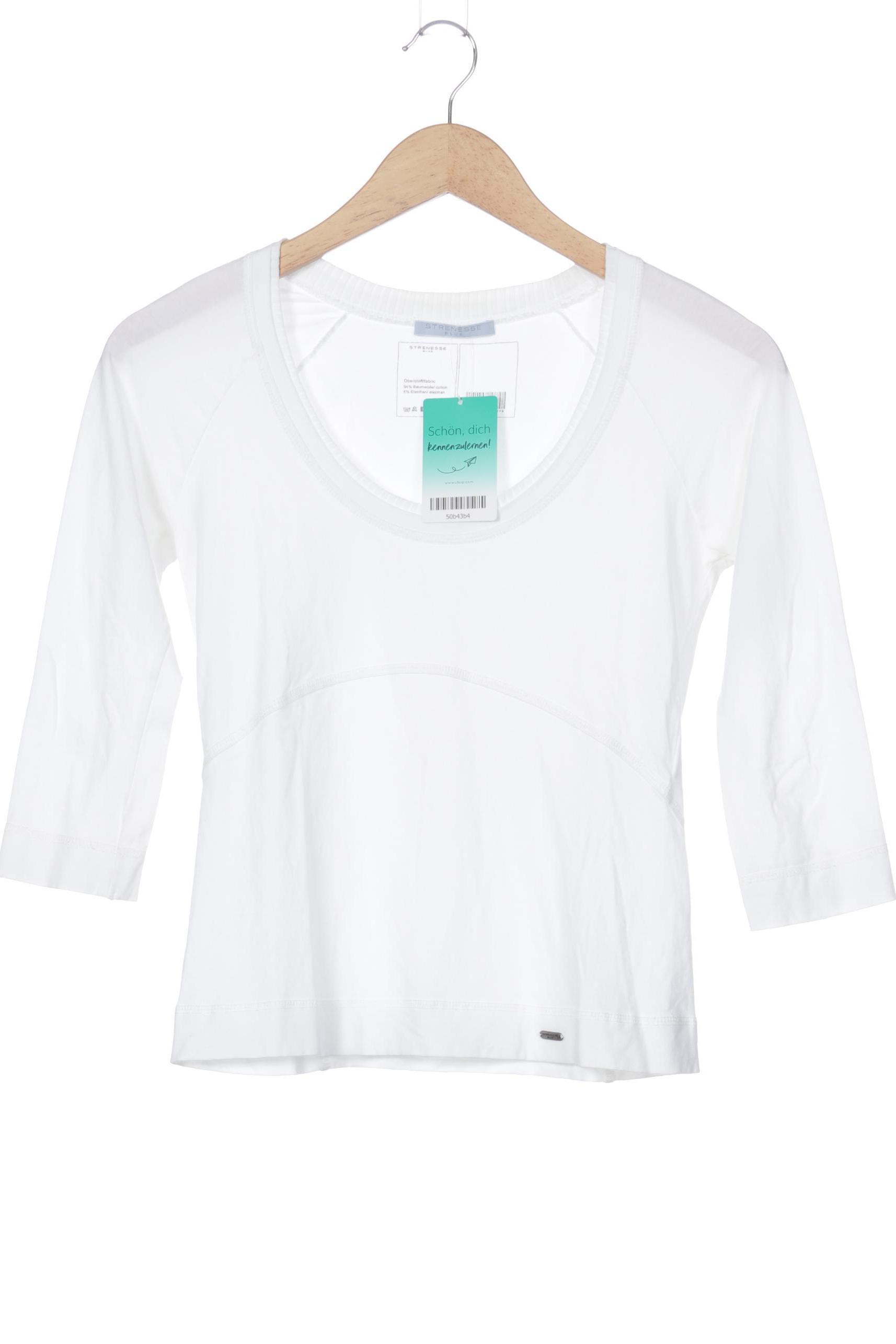 

Strenesse Damen Langarmshirt, weiß, Gr. 36