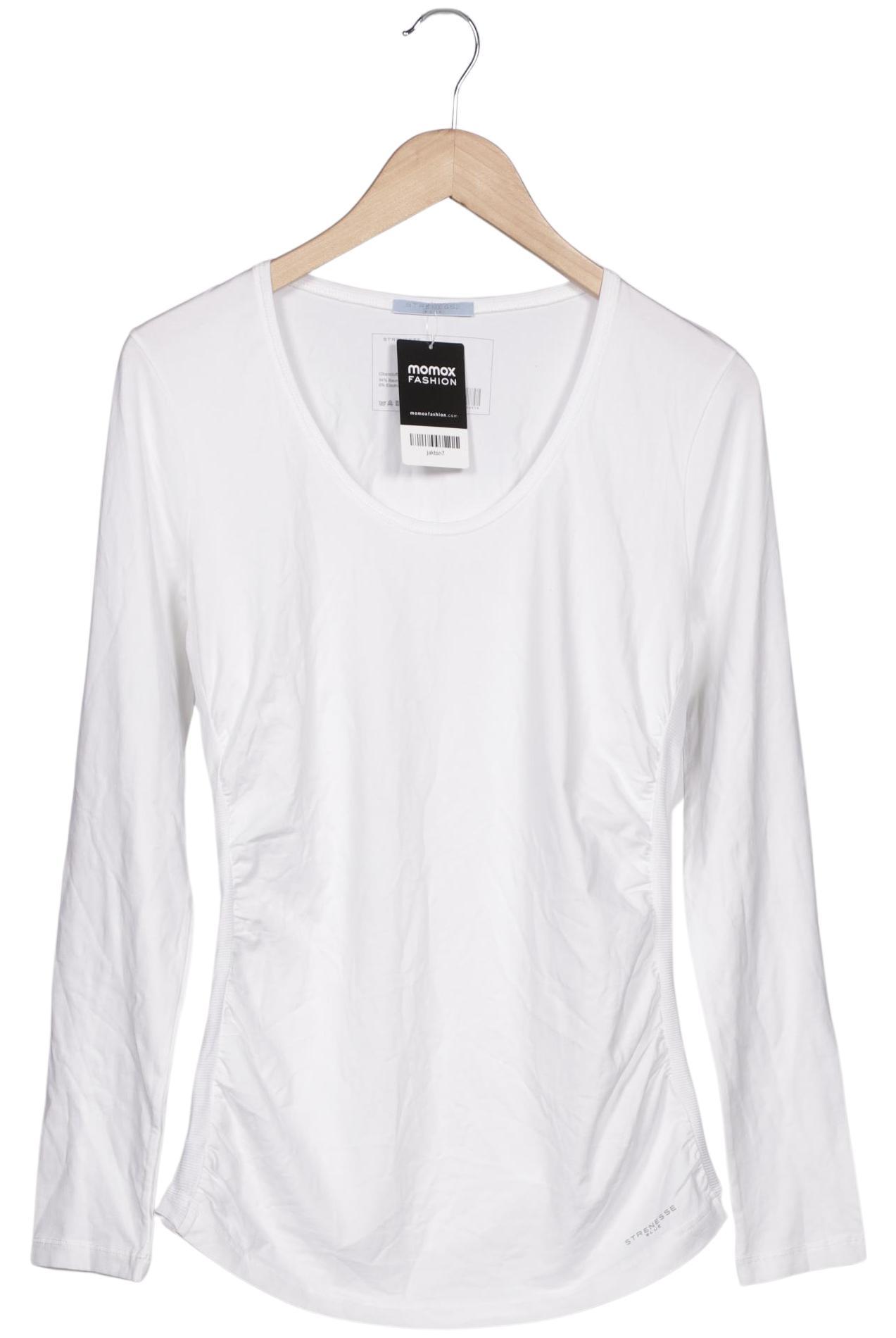 

Strenesse Damen Langarmshirt, weiß, Gr. 42