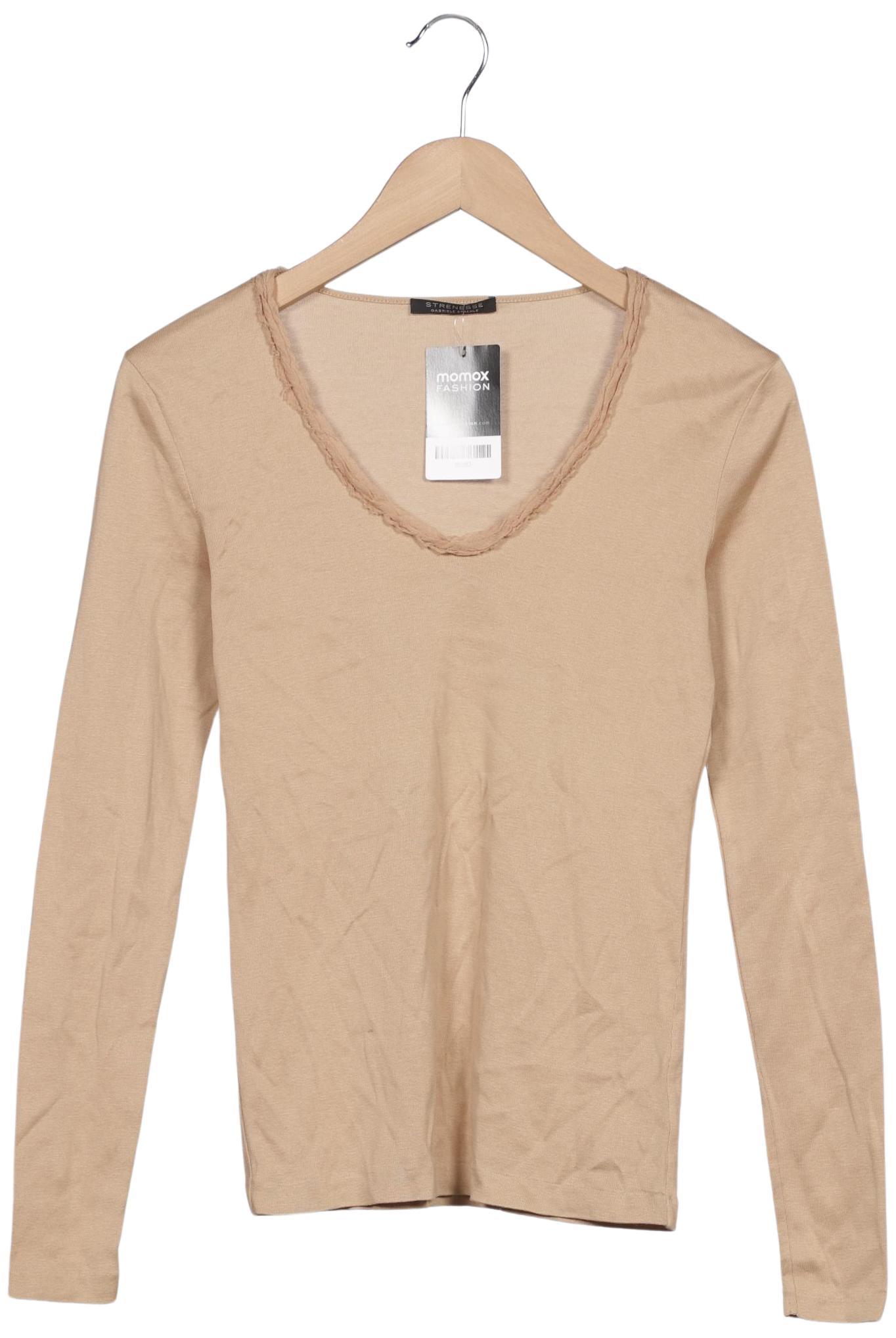 

Strenesse Damen Langarmshirt, beige, Gr. 38