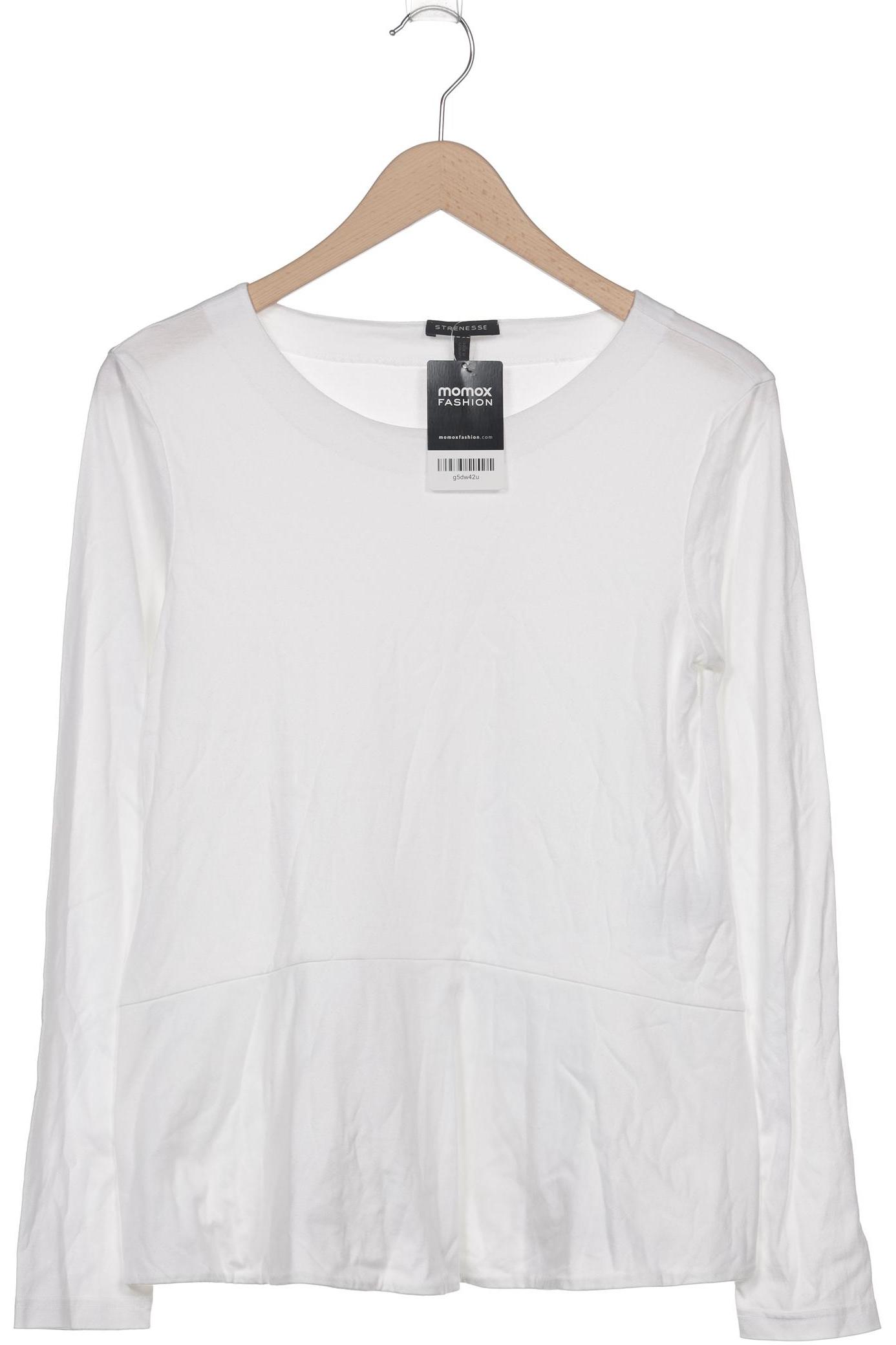 

Strenesse Damen Langarmshirt, weiß, Gr. 40