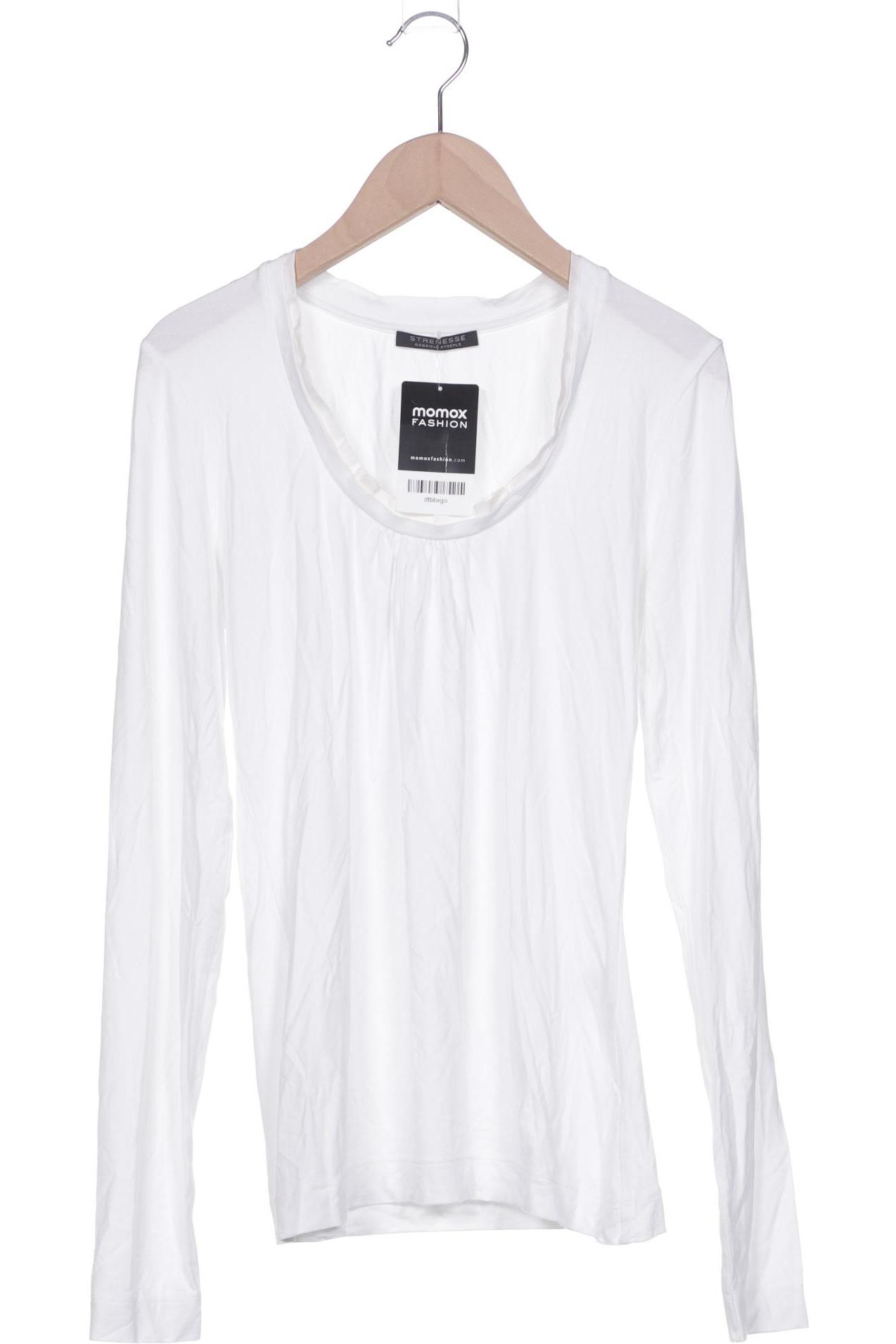 

Strenesse Damen Langarmshirt, weiß, Gr. 36