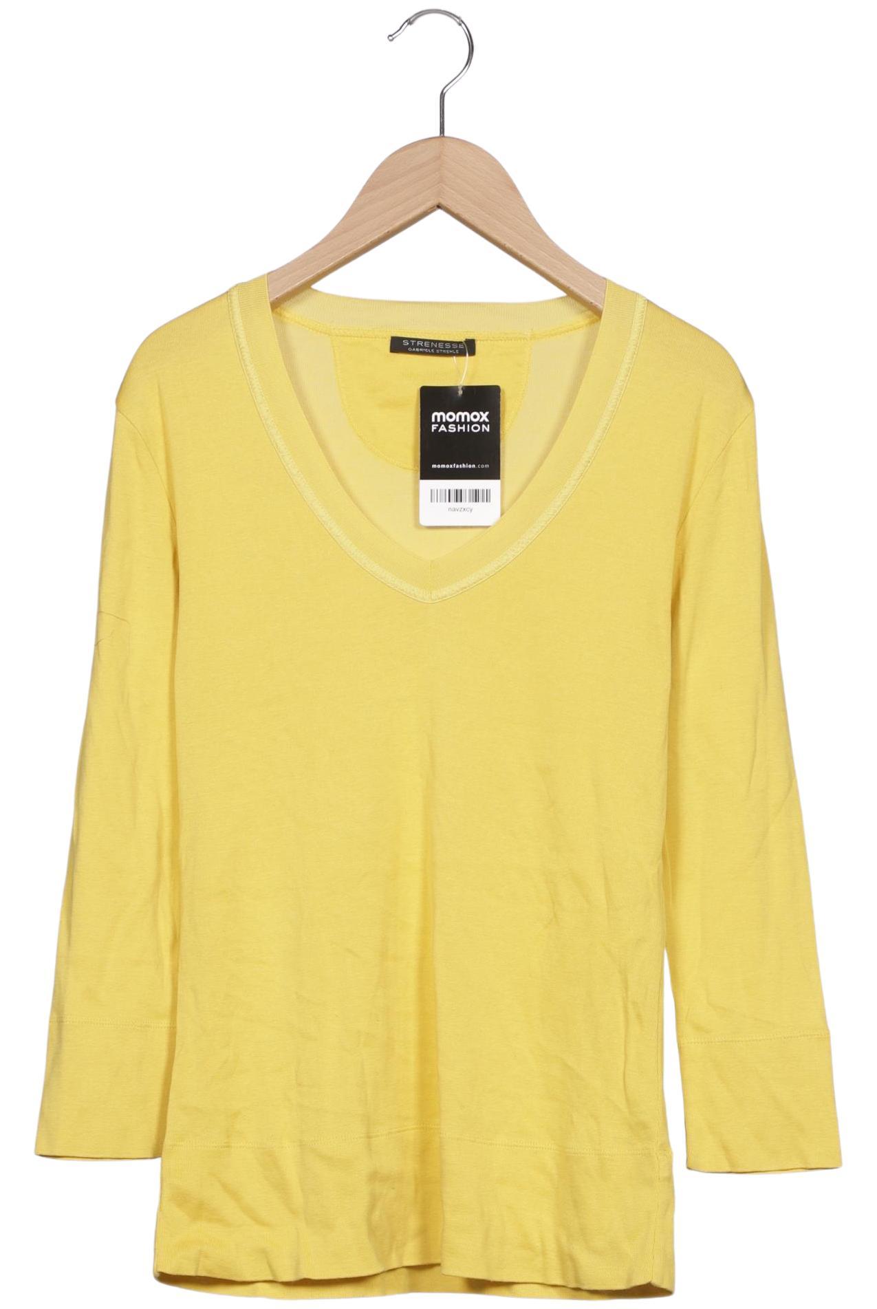 

Strenesse Damen Langarmshirt, gelb, Gr. 38