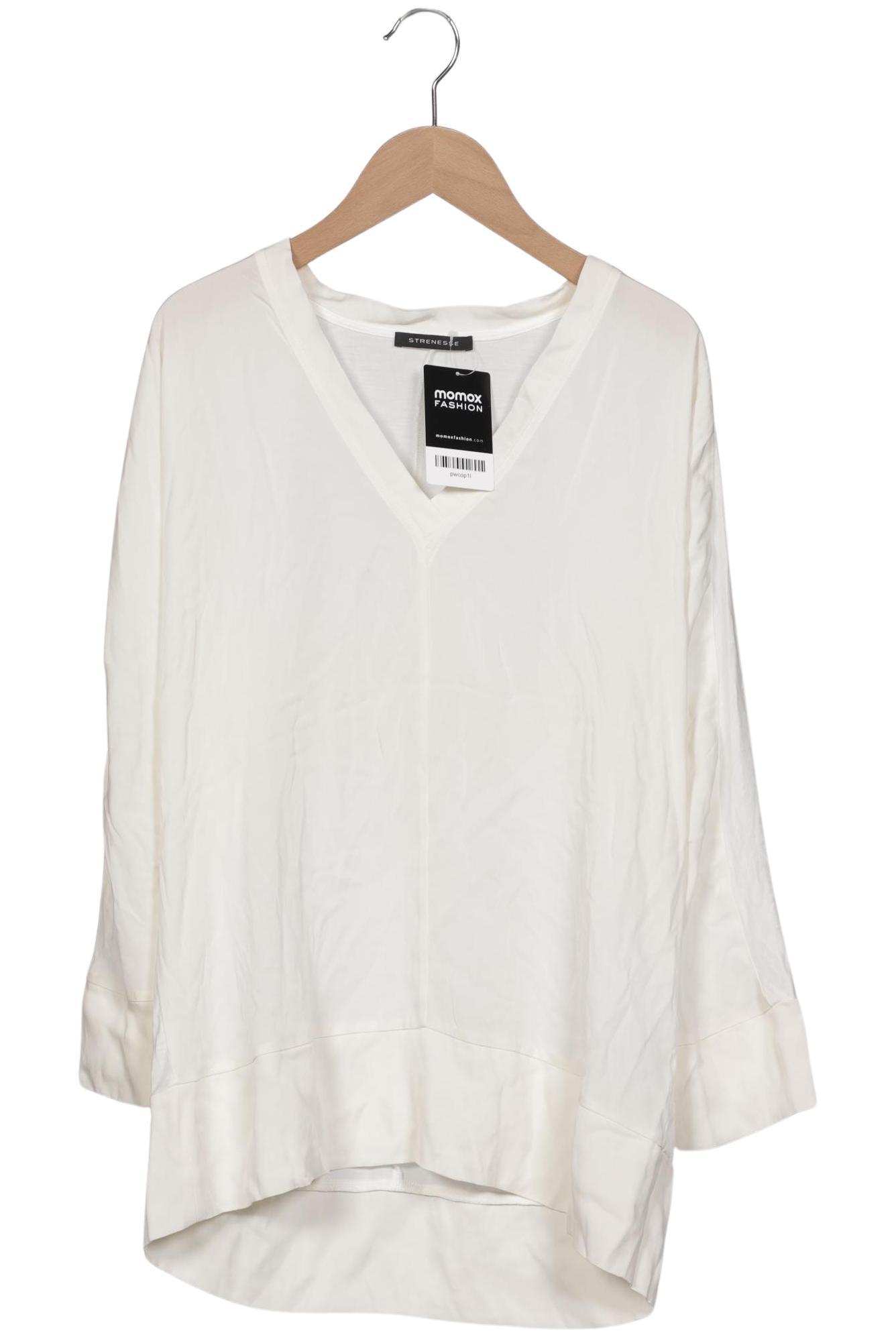 

Strenesse Damen Langarmshirt, weiß, Gr. 42