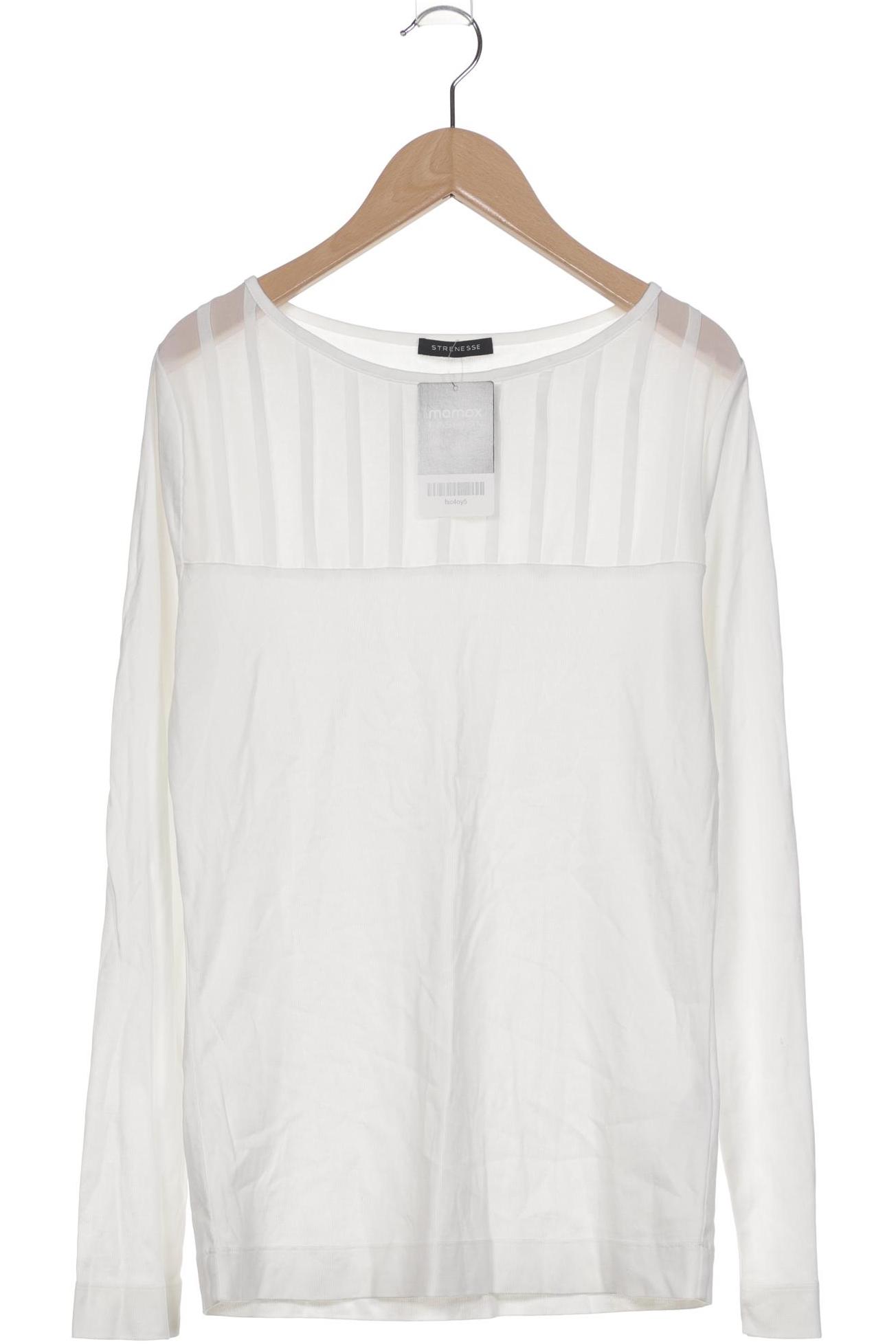 

Strenesse Damen Langarmshirt, weiß, Gr. 42