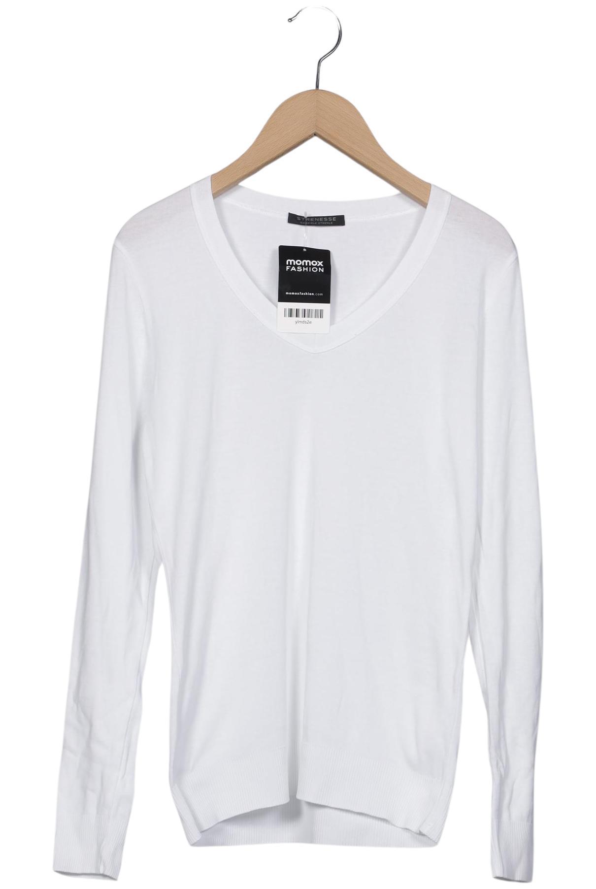 

Strenesse Damen Langarmshirt, weiß, Gr. 38