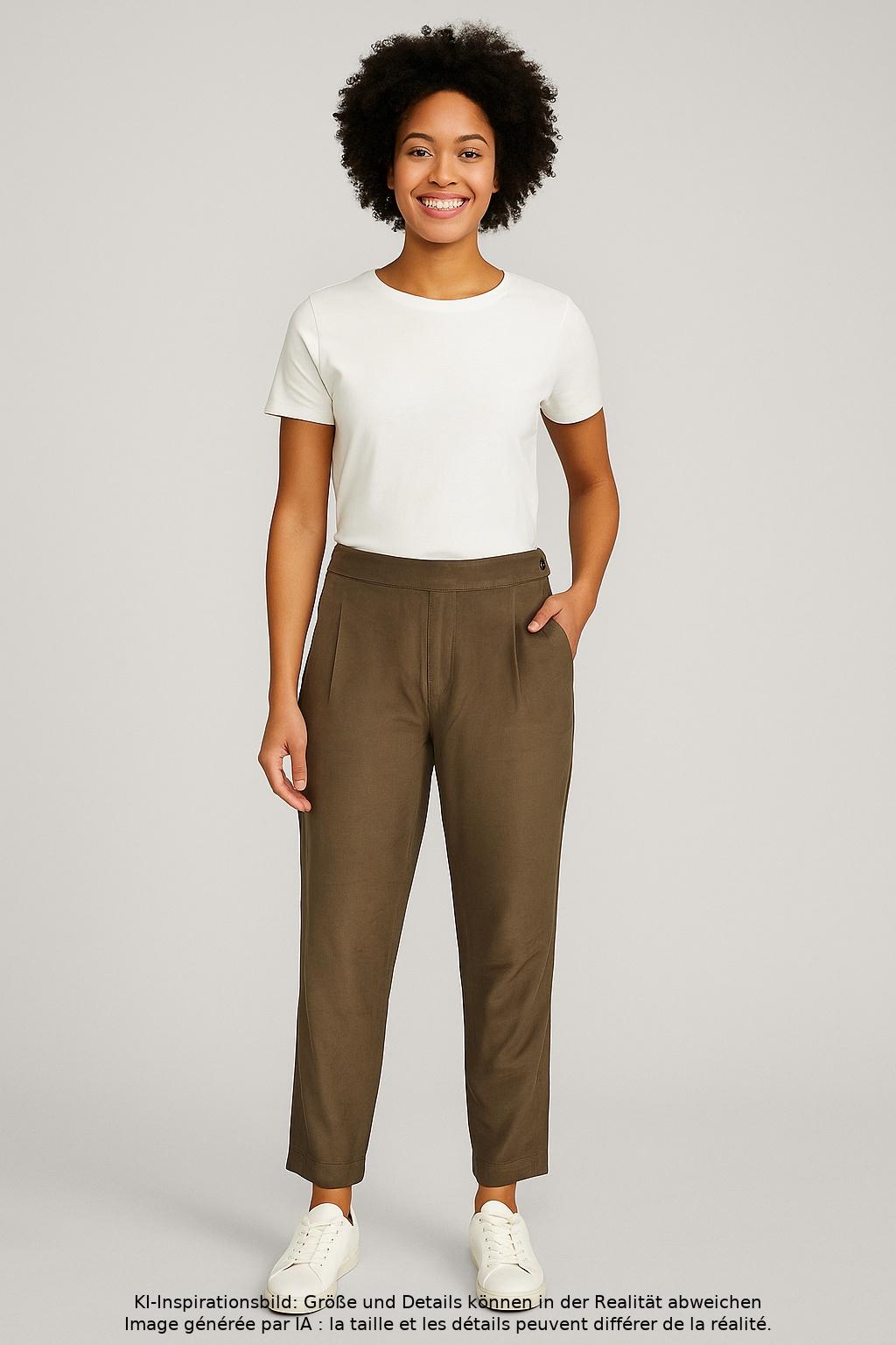 

Strenesse Damen Stoffhose, braun, Gr. 40