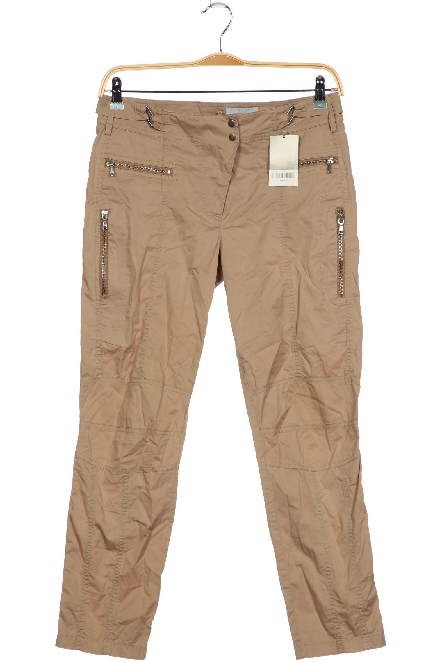 

Strenesse Damen Stoffhose, beige, Gr. 38