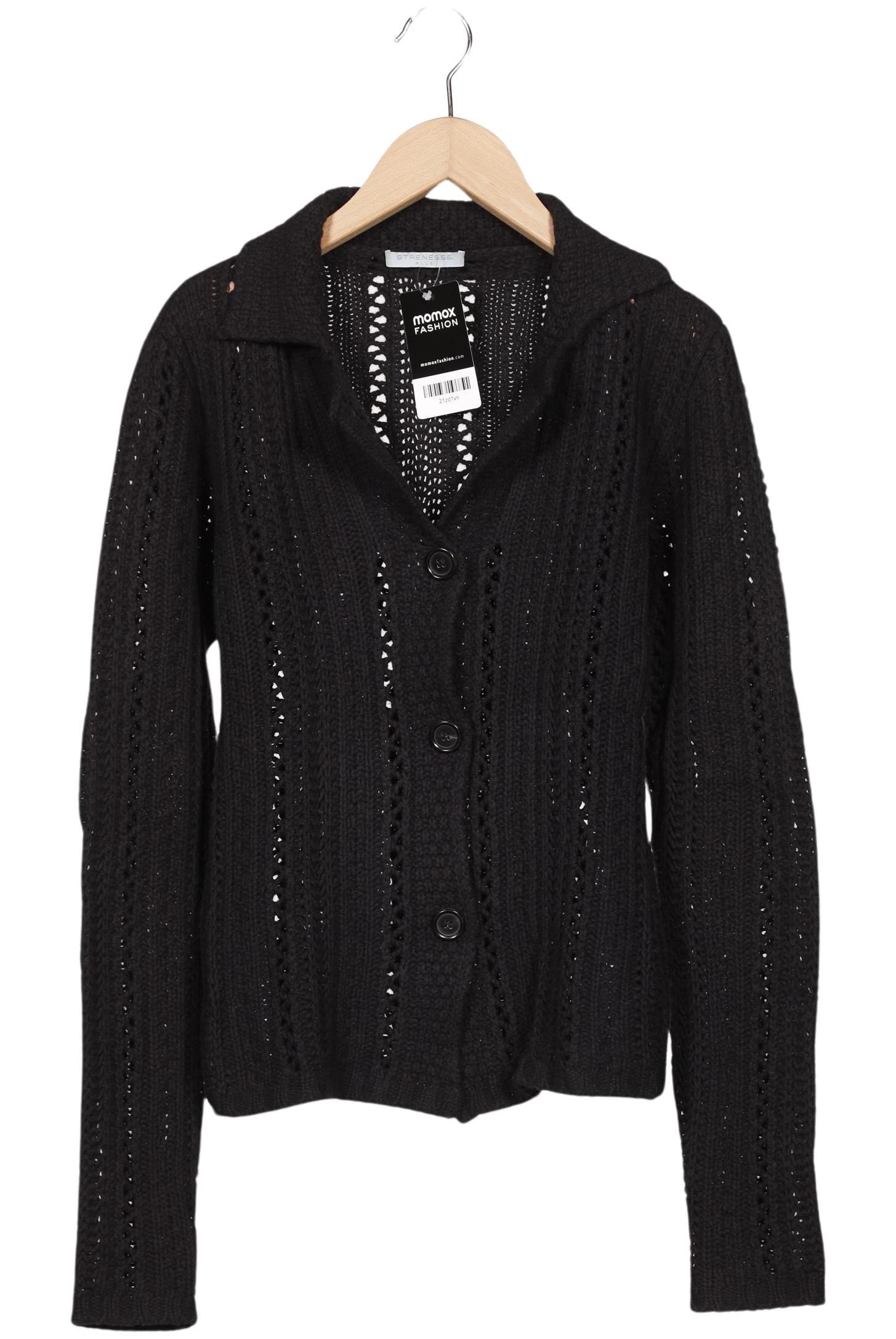 

Strenesse Damen Strickjacke, schwarz, Gr. 36