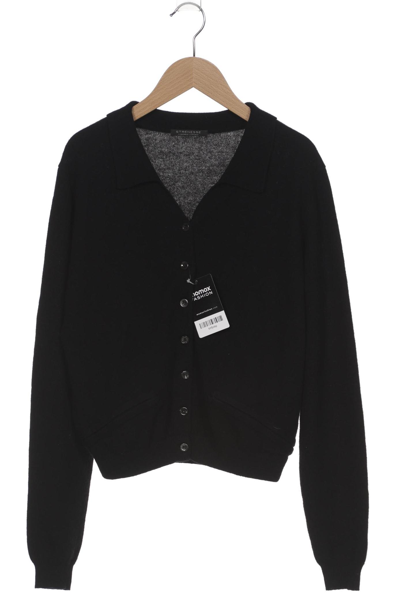 

Strenesse Damen Strickjacke, schwarz, Gr. 38