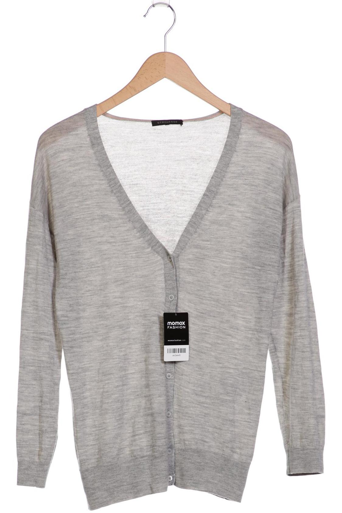 

Strenesse Damen Strickjacke, grau, Gr. 40