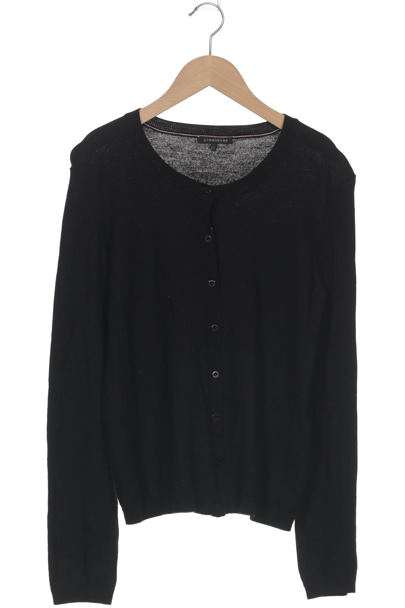 

Strenesse Damen Strickjacke, schwarz, Gr. 44