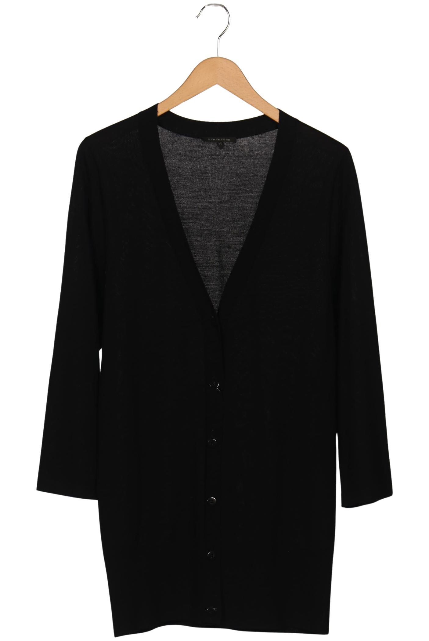 

Strenesse Damen Strickjacke, schwarz, Gr. 38
