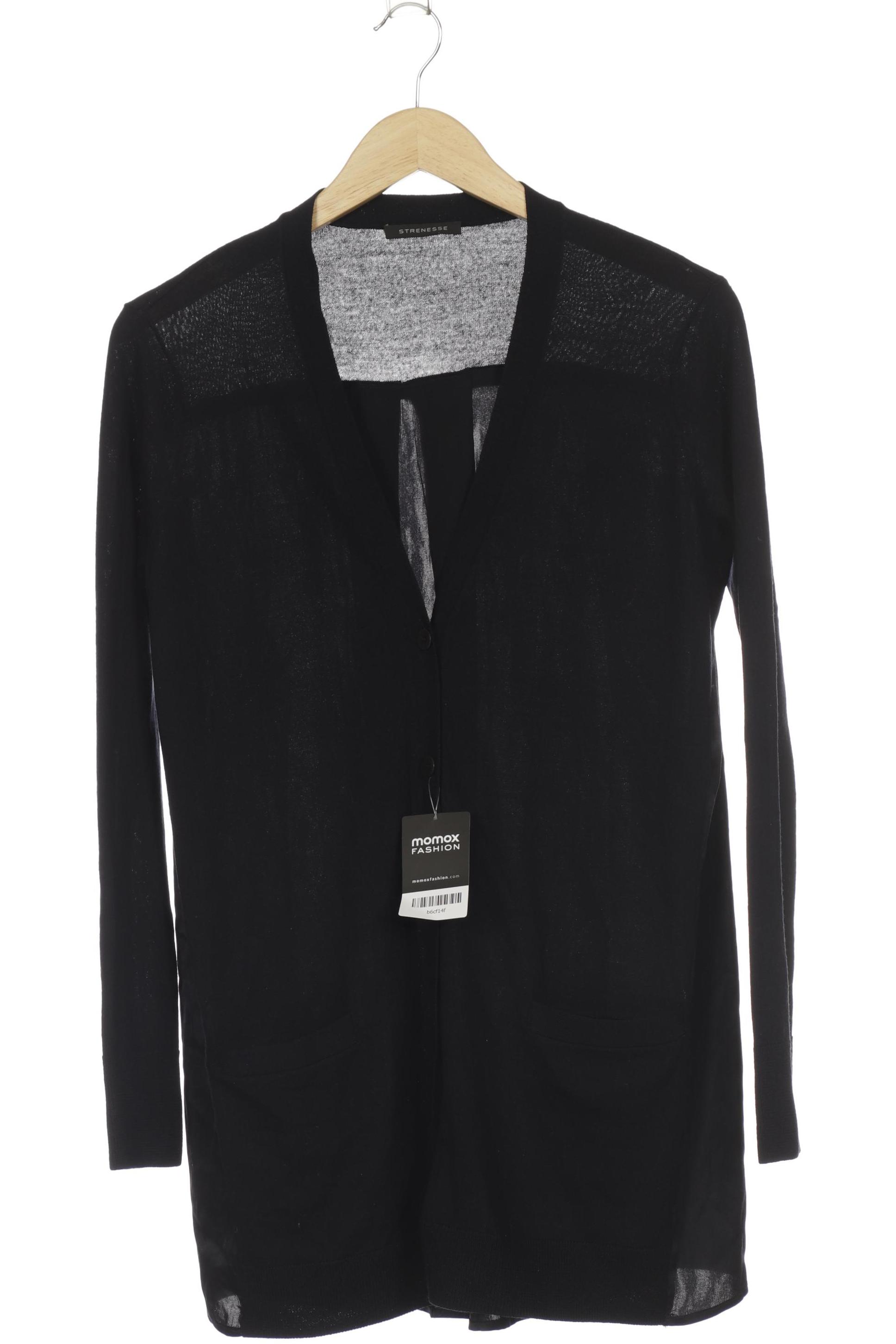 

Strenesse Damen Strickjacke, schwarz, Gr. 38
