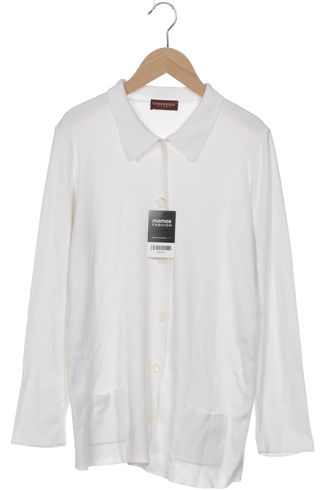 

Strenesse Damen Strickjacke, weiß, Gr. 38