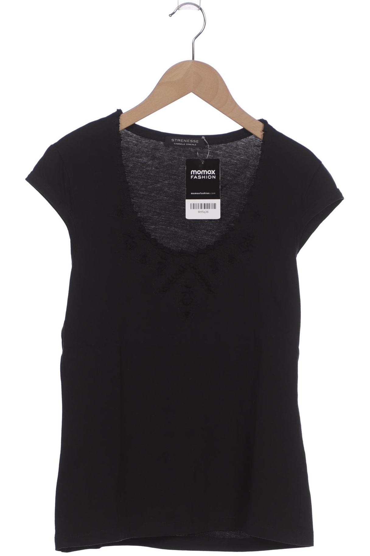 

Strenesse Damen T-Shirt, schwarz, Gr. 38