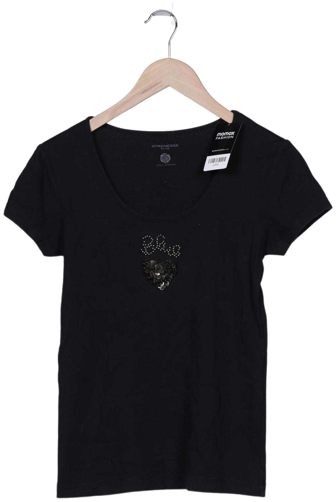 

Strenesse Damen T-Shirt, schwarz, Gr. 38