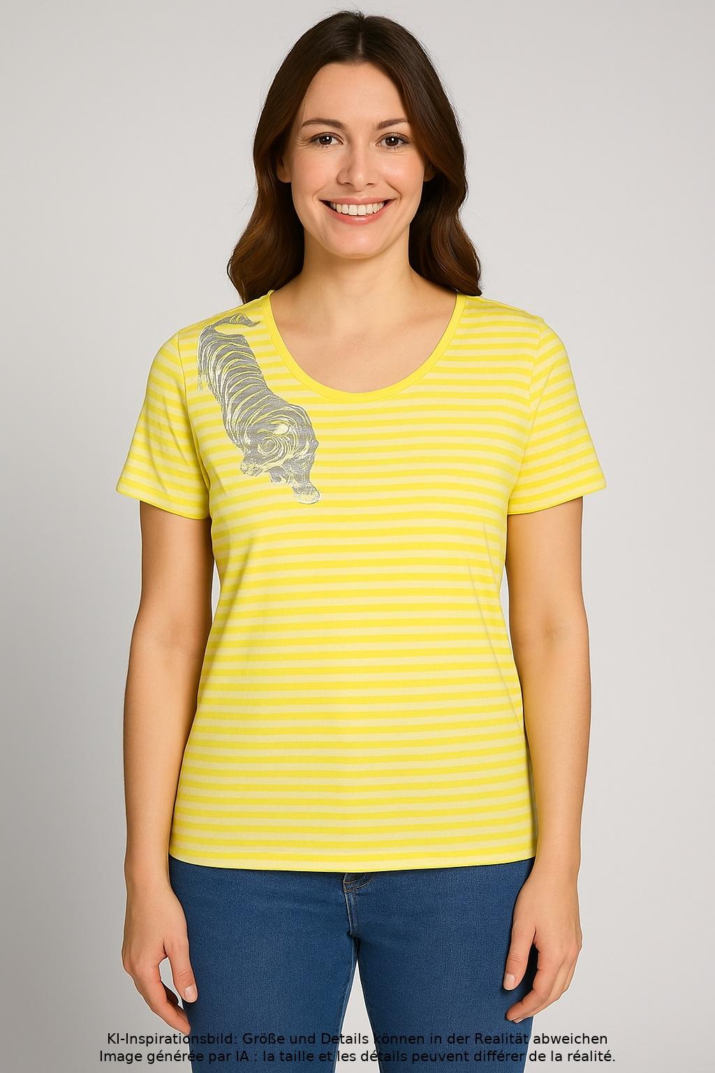 

Strenesse Damen T-Shirt, mehrfarbig, Gr. 42