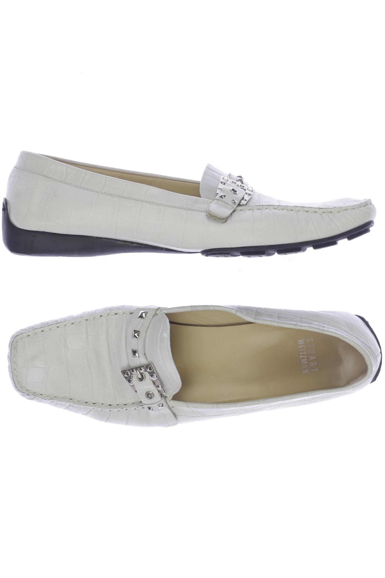 

Stuart Weitzman Damen Halbschuh, cremeweiß, Gr. 41