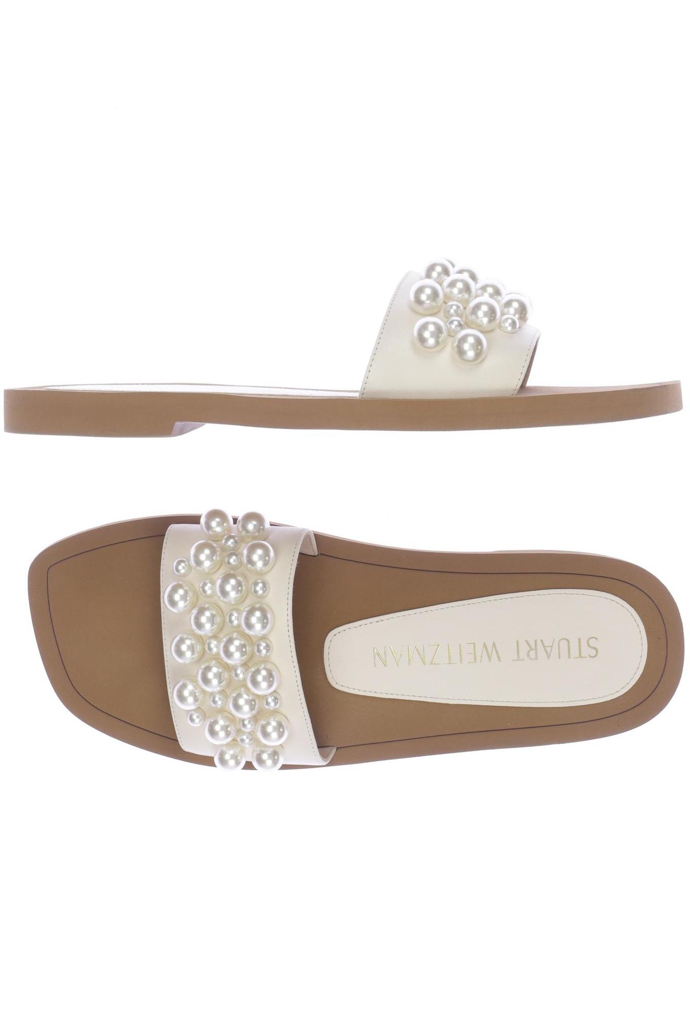 

Stuart Weitzman Damen Sandale, cremeweiß, Gr. 39