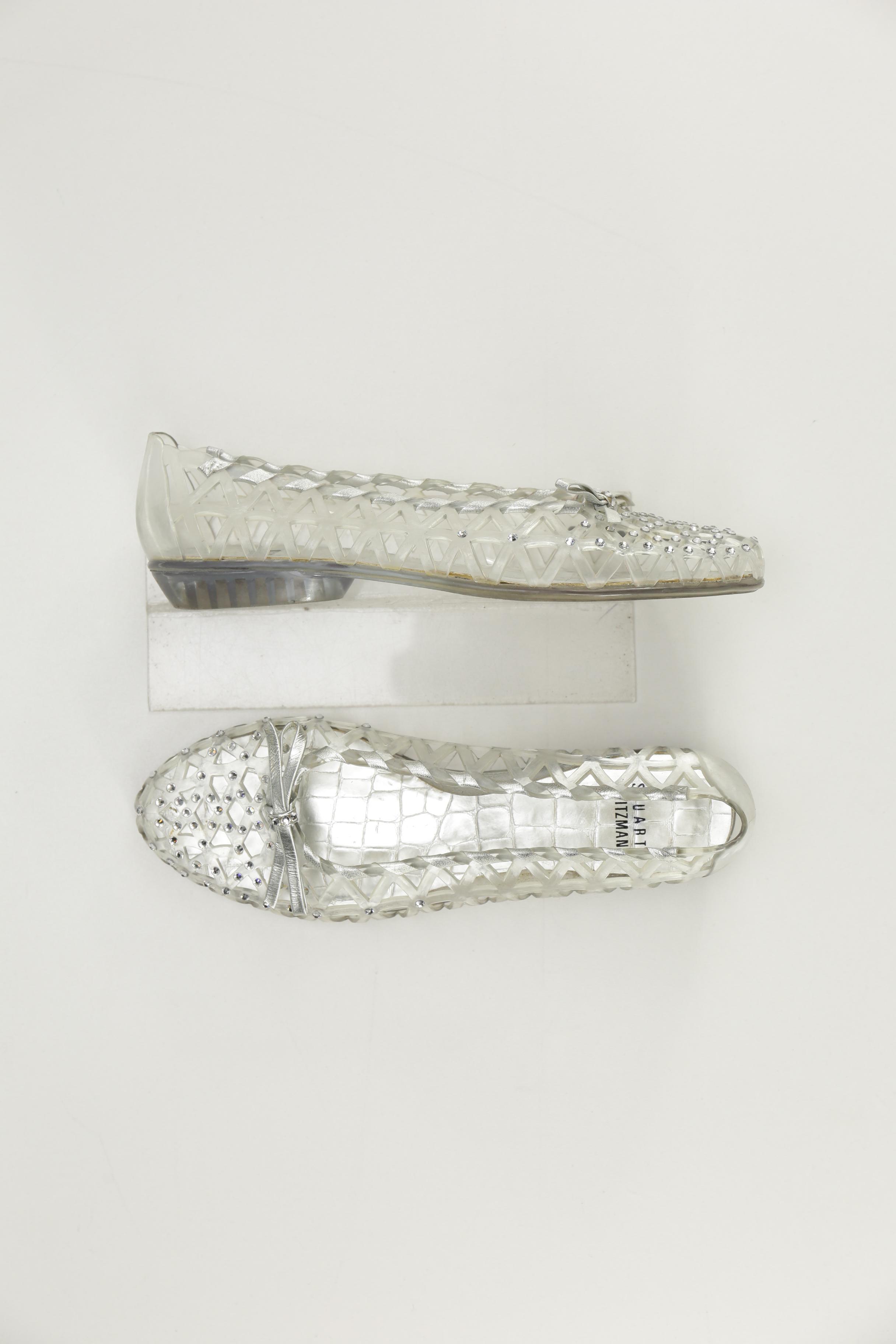 

Stuart Weitzman Damen Ballerinas, weiß, Gr. 7