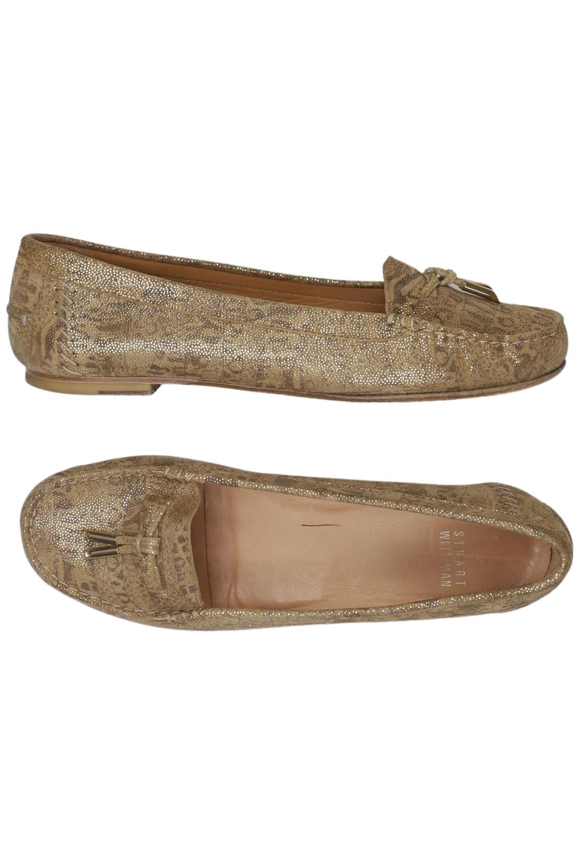 

Stuart Weitzman Damen Ballerinas, gold, Gr. 38