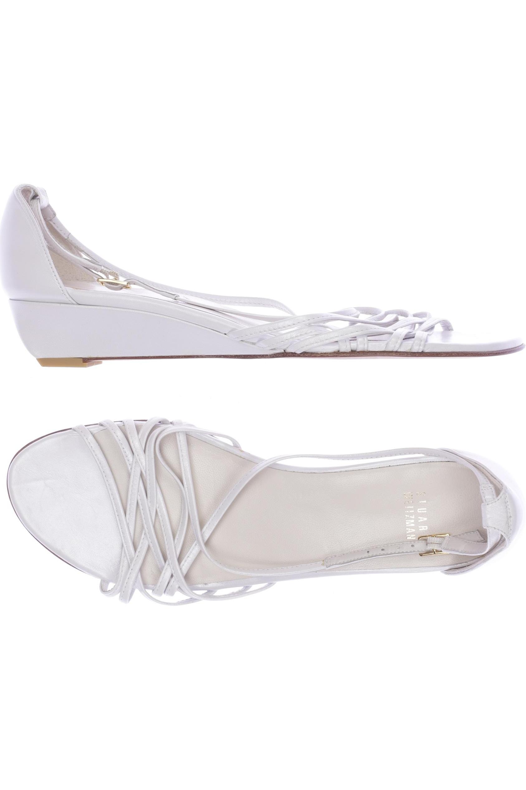 

Stuart Weitzman Damen Sandale, weiß, Gr. 41