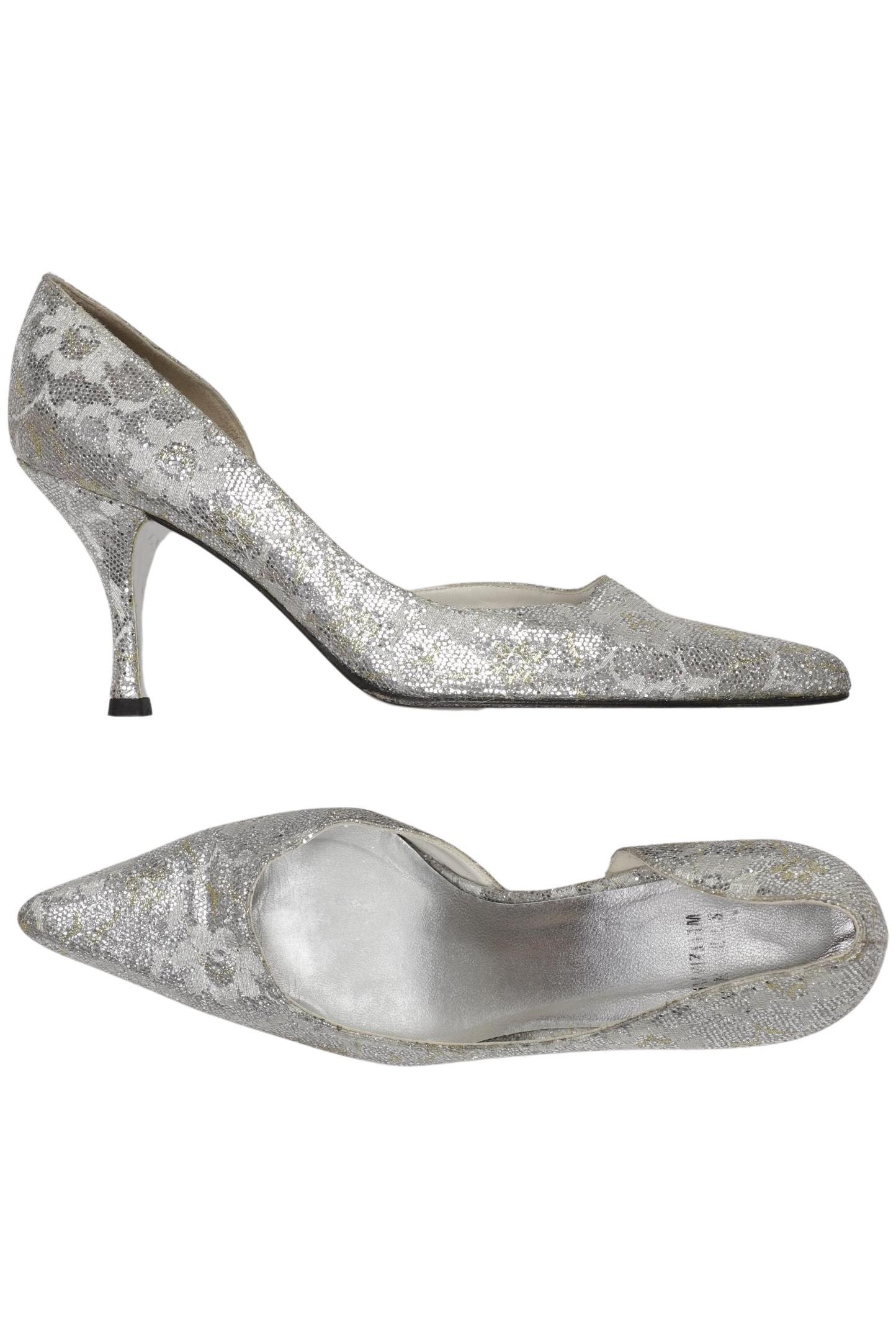 

Stuart Weitzman Damen Pumps, silber, Gr. 43