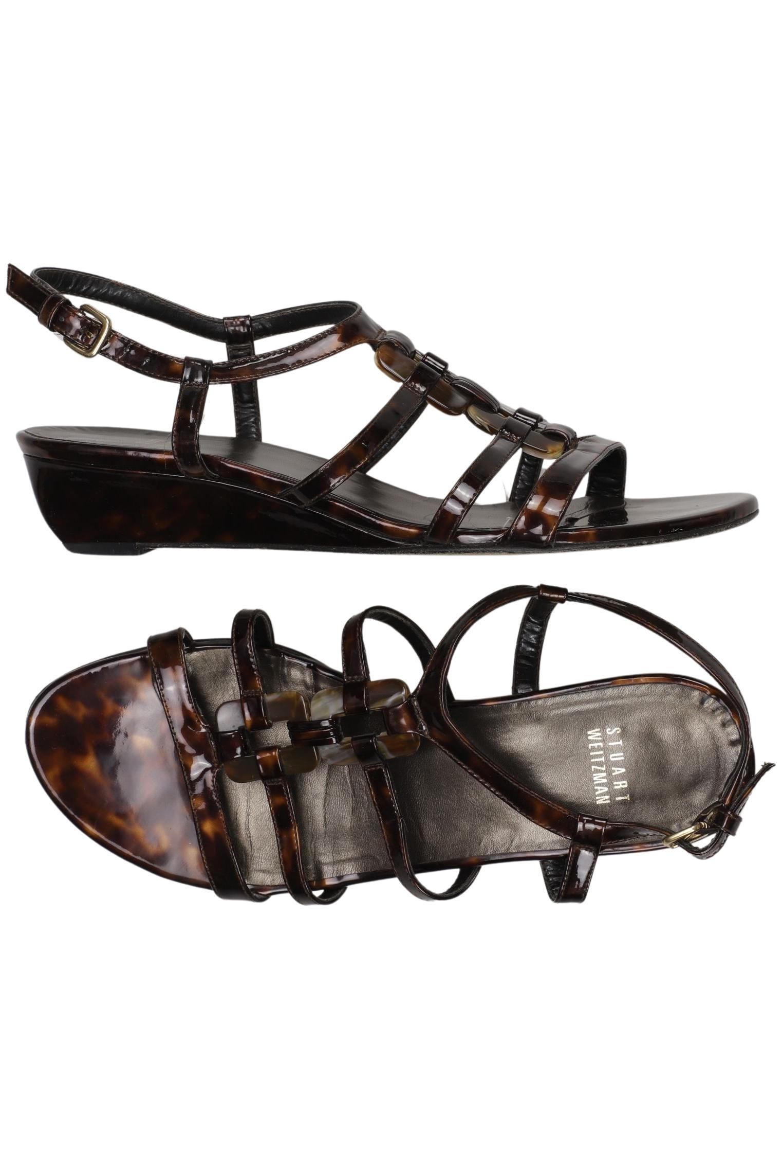 

Stuart Weitzman Damen Sandale, braun, Gr. 8