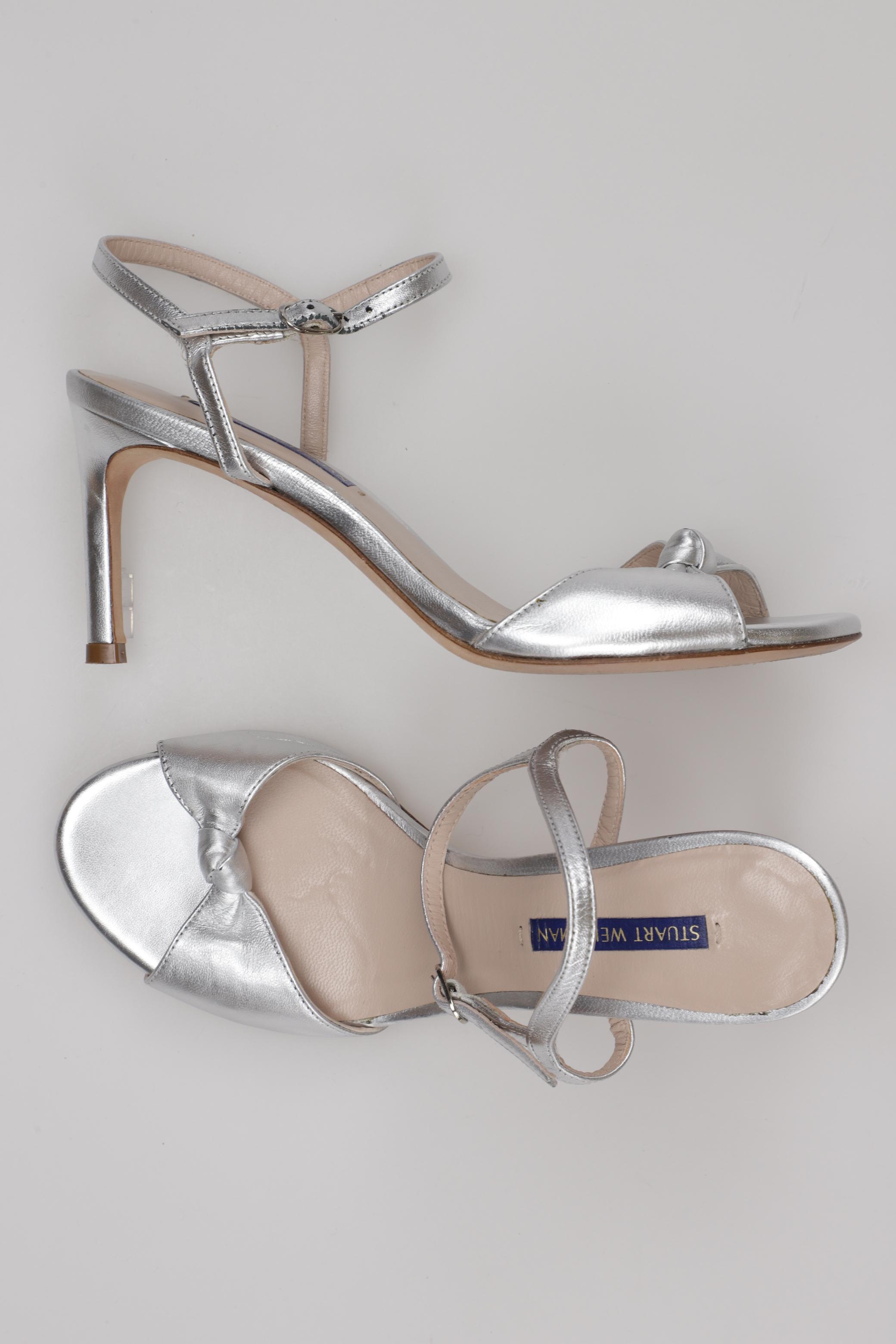 

Stuart Weitzman Damen Sandale, silber, Gr. 7