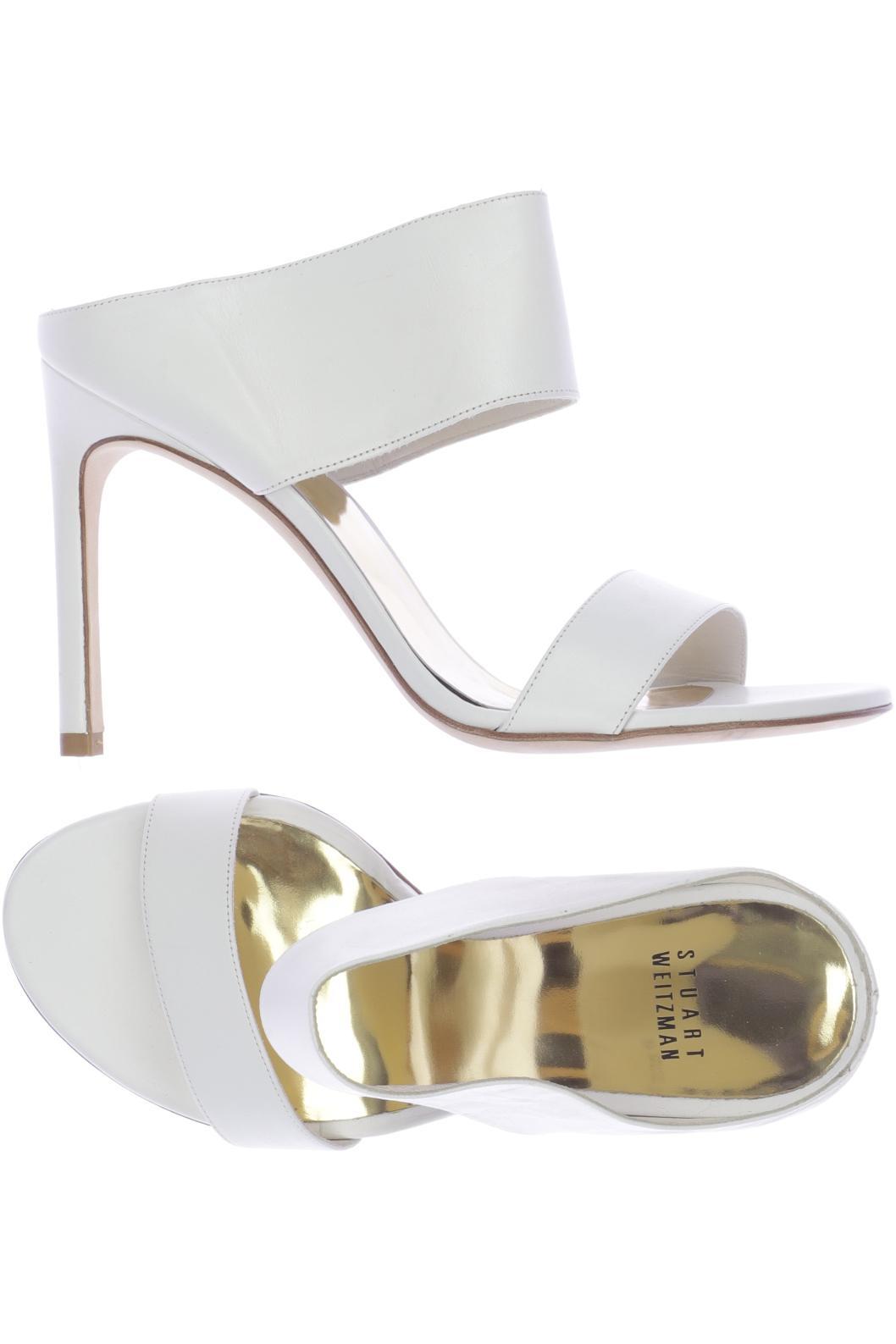 

Stuart Weitzman Damen Sandale, weiß, Gr. 38