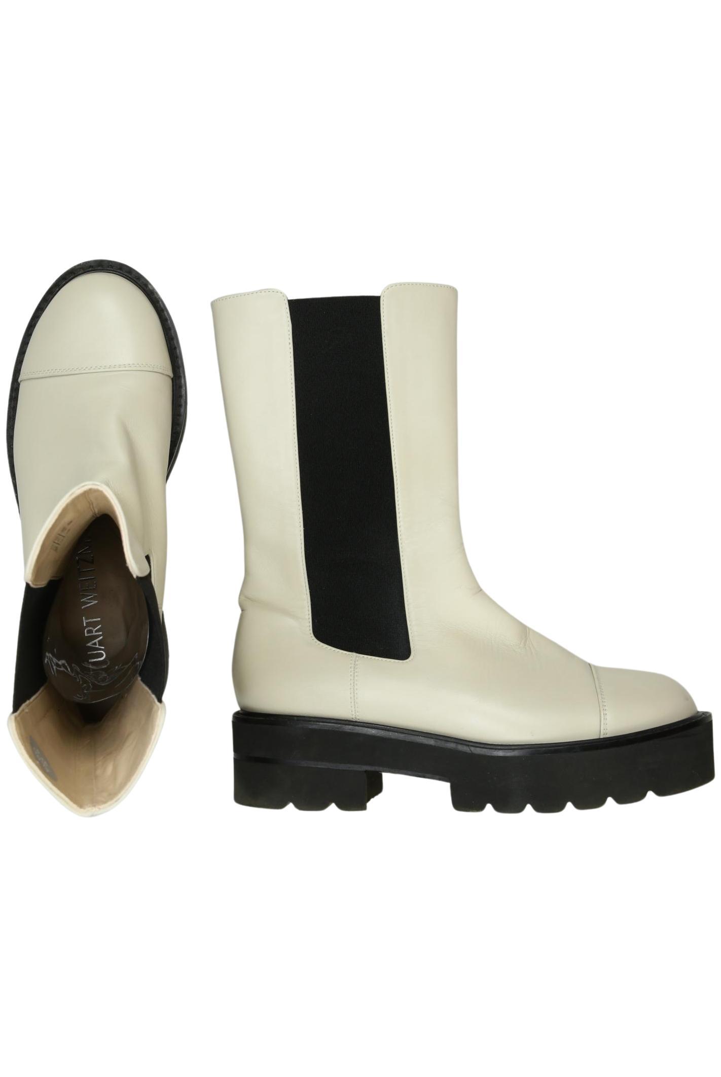 

Stuart Weitzman Damen Stiefel, cremeweiß, Gr. 37.5