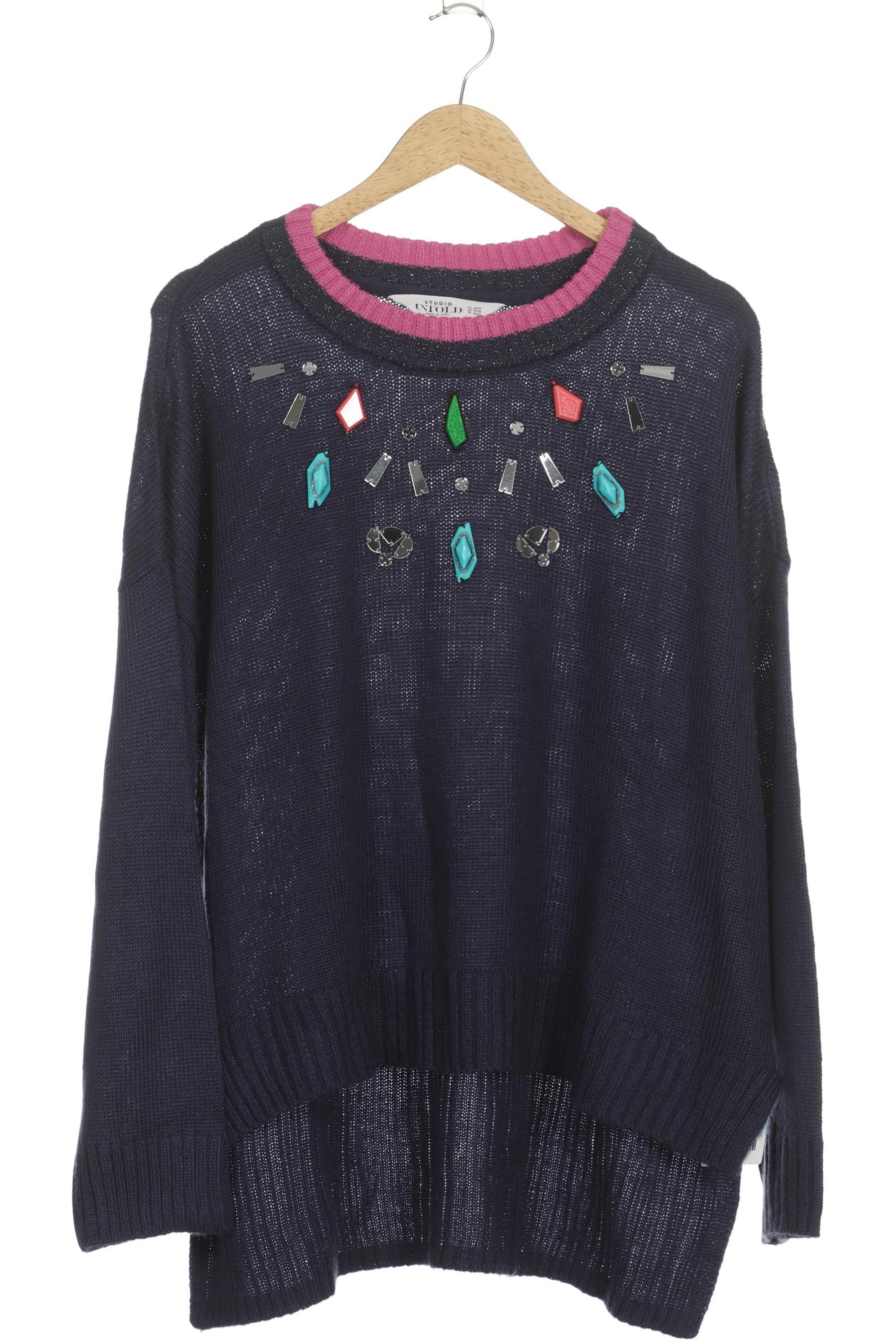 

Studio Untold Damen Pullover, blau, Gr. 50
