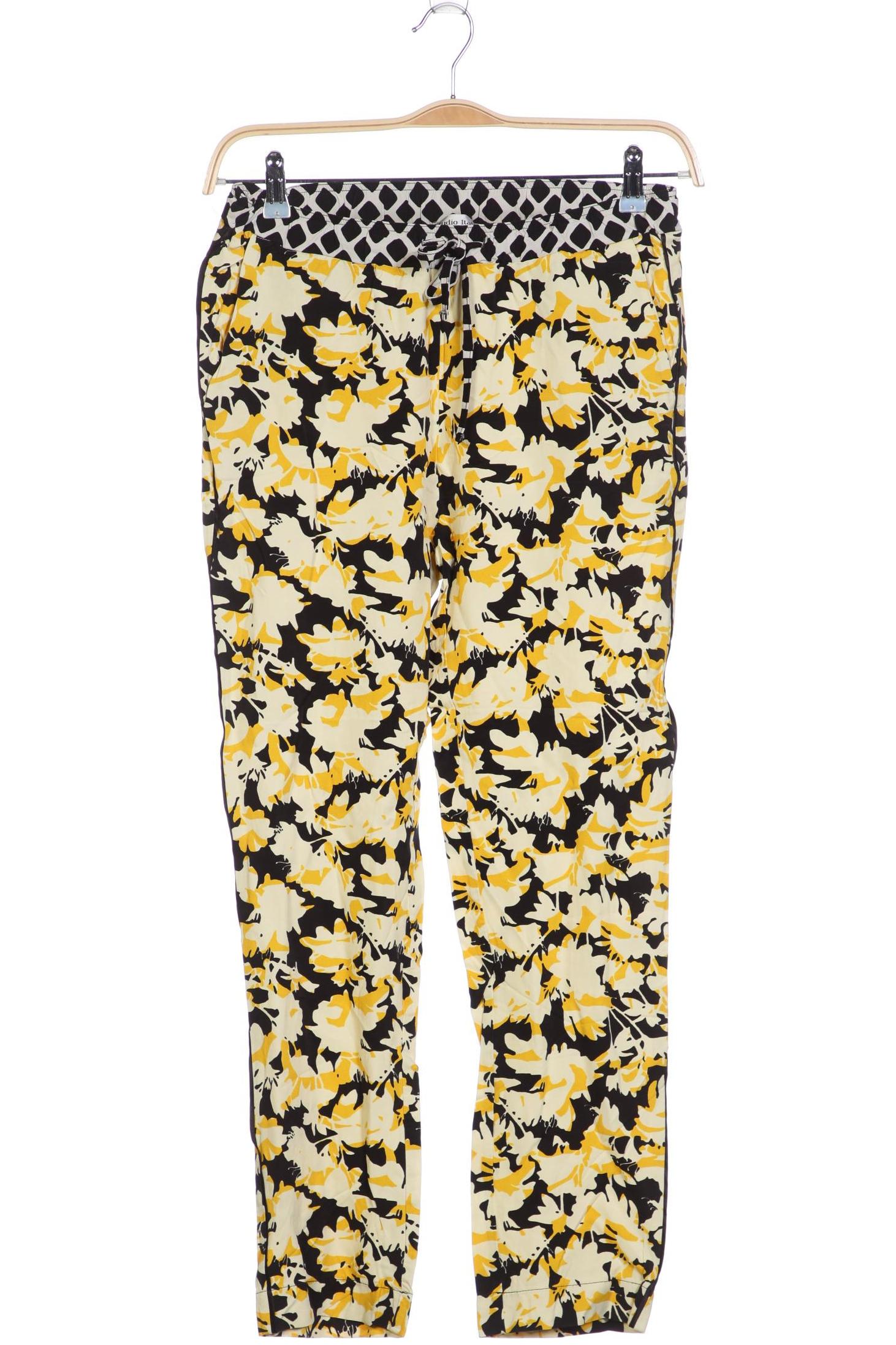 

Studio Italy Damen Stoffhose, gelb, Gr. 36