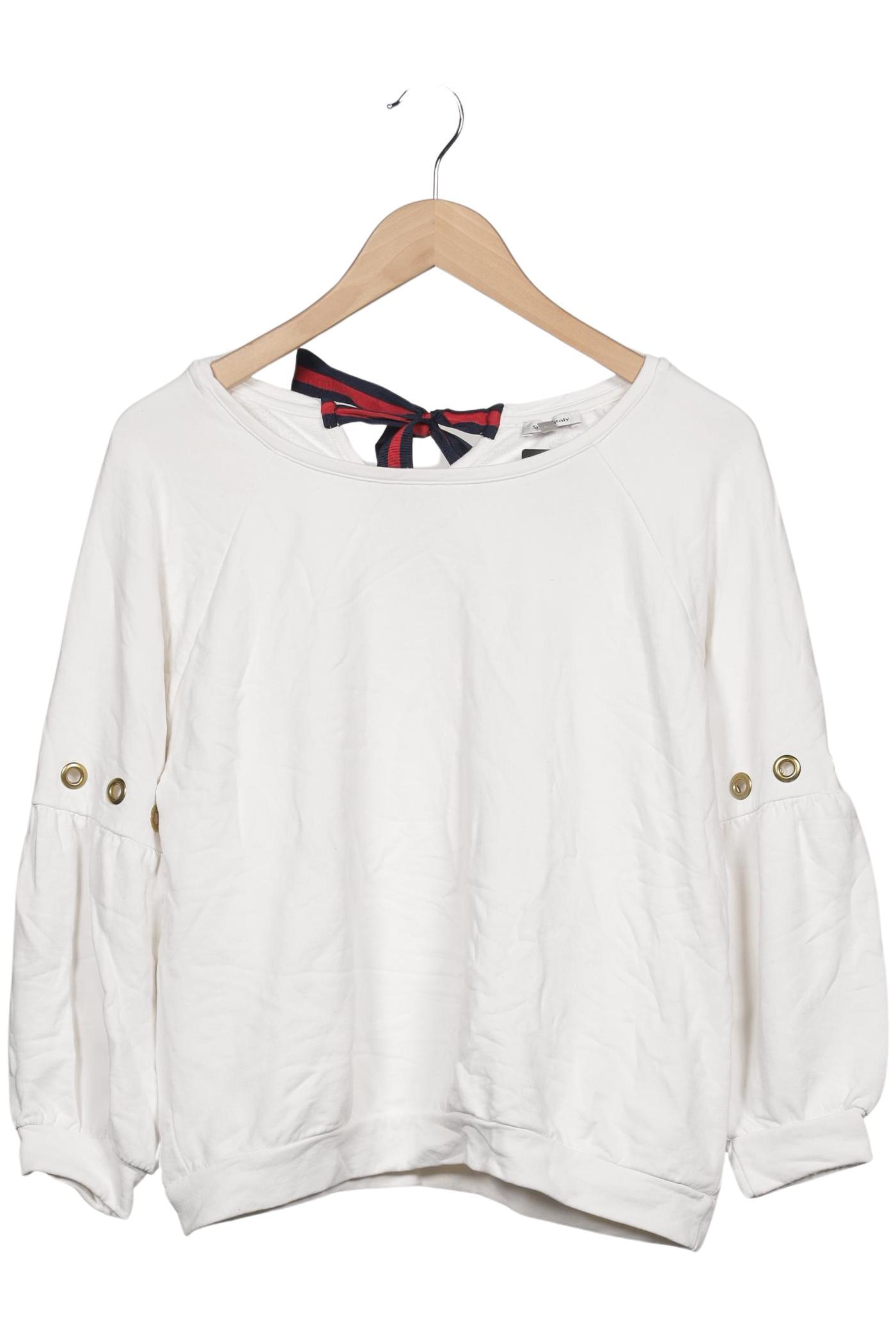 

Studio Italy Damen Sweatshirt, weiß, Gr. 38