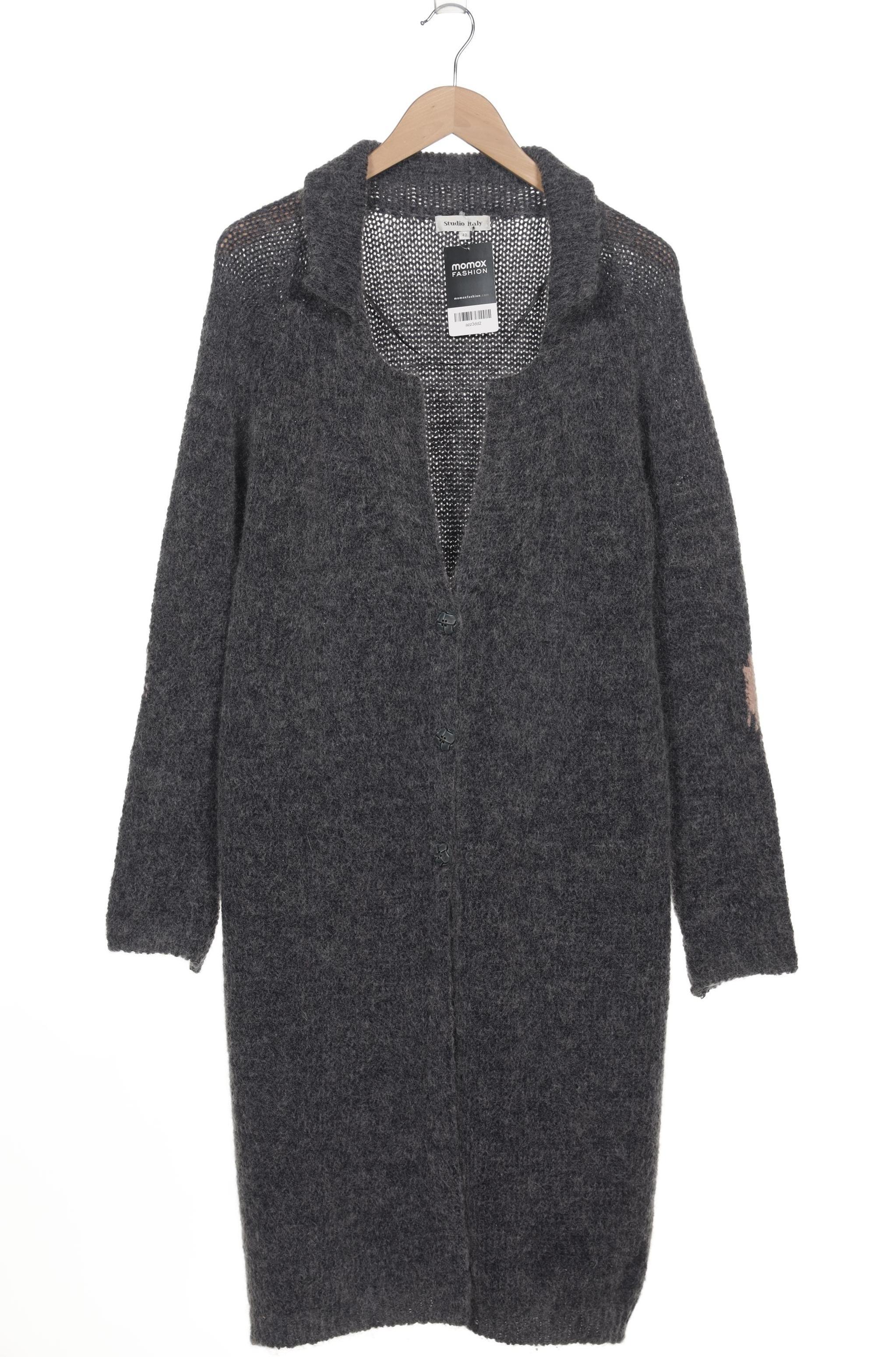 

Studio Italy Damen Strickjacke, grau, Gr. 42
