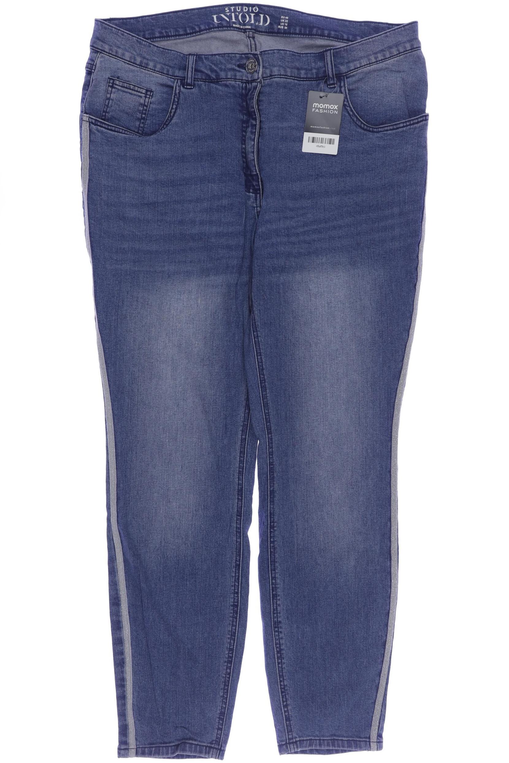 

Studio Untold Damen Jeans, blau, Gr. 48
