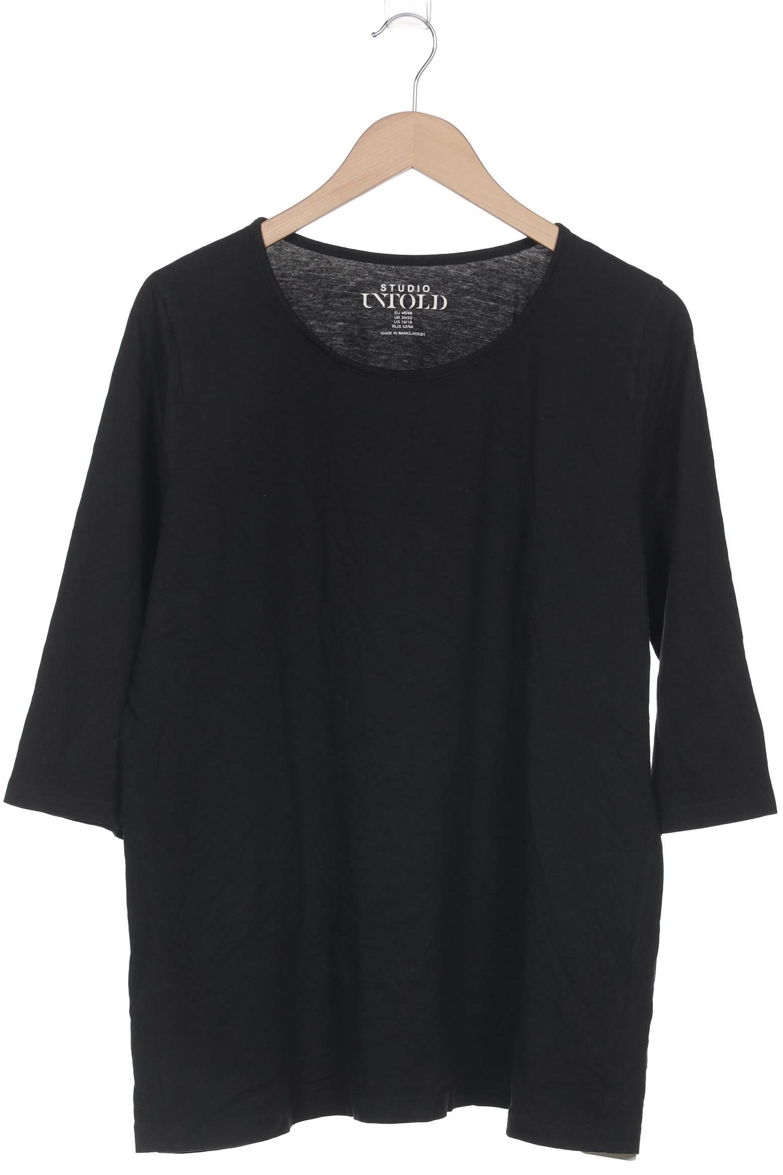 

Studio Untold Damen T-Shirt, schwarz, Gr. 46