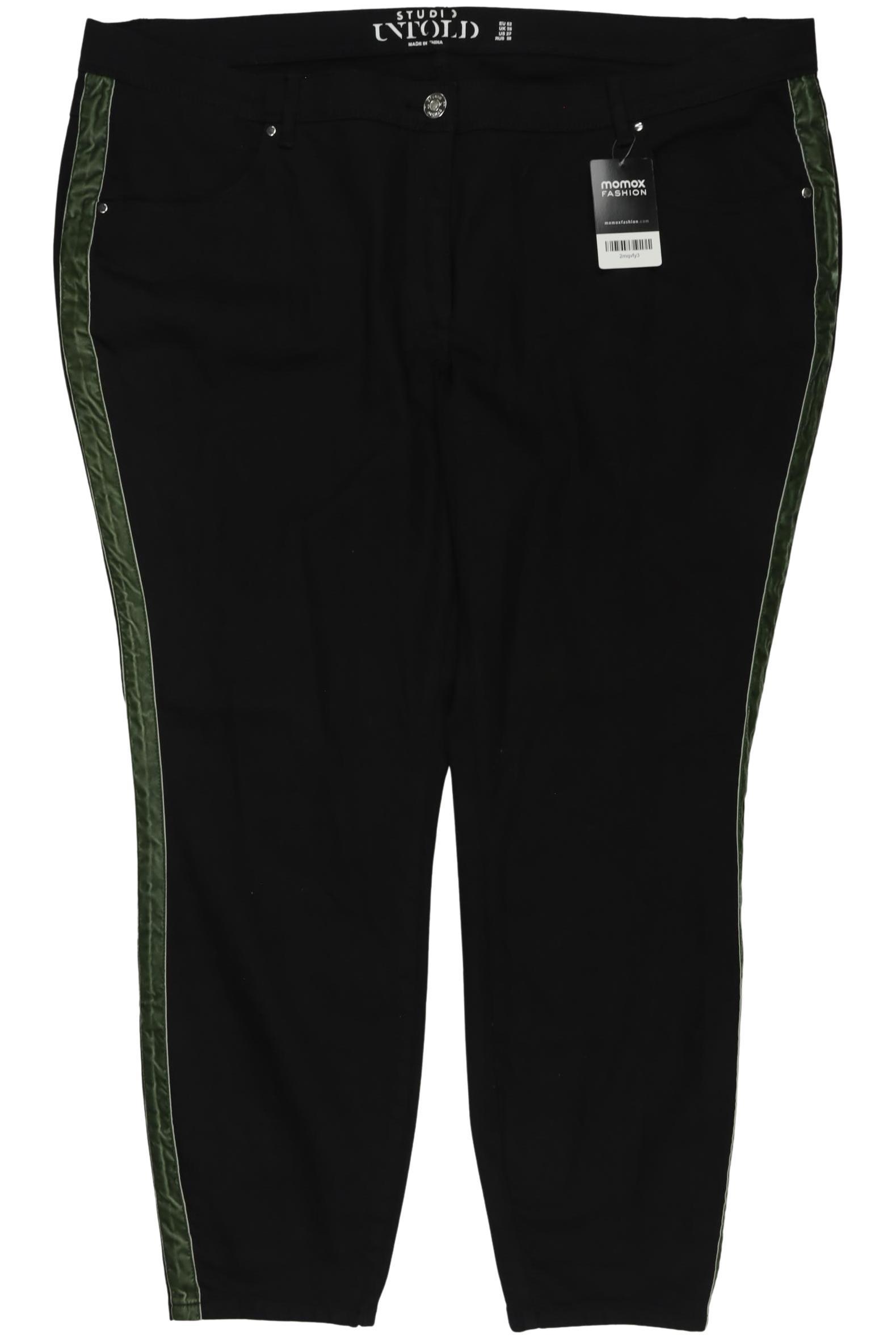 

Studio Untold Damen Jeans, schwarz, Gr. 52