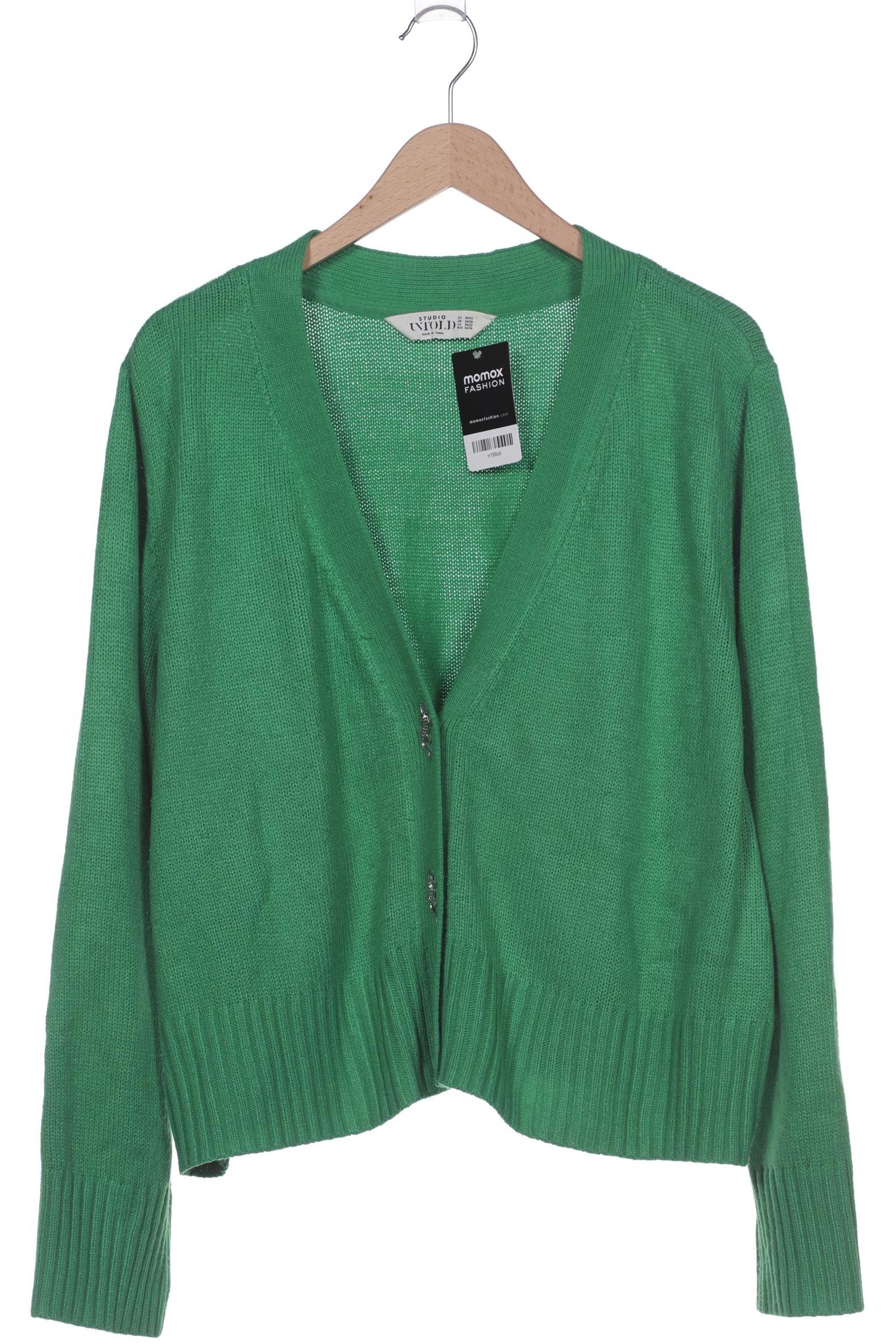 

Studio Untold Damen Strickjacke, grün, Gr. 50