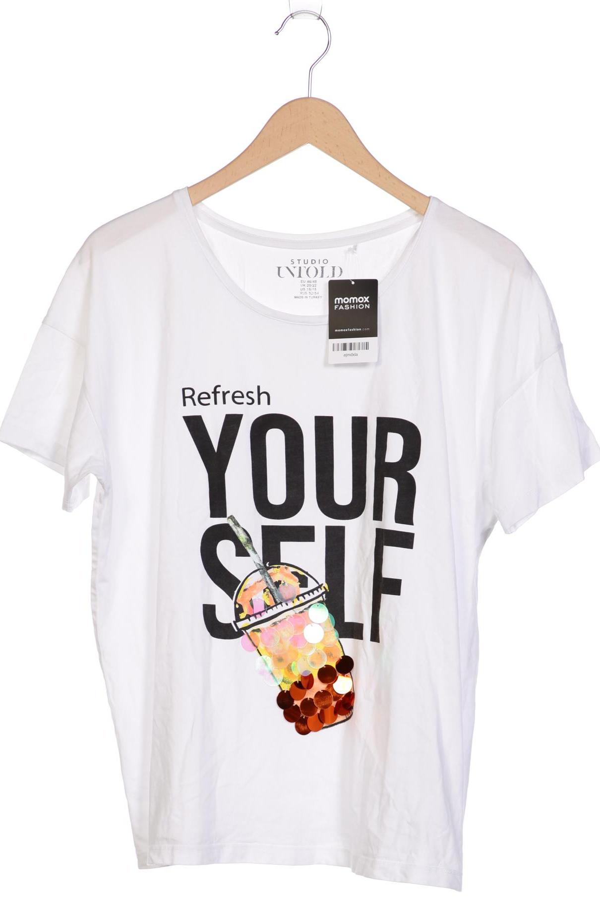 

Studio Untold Damen T-Shirt, weiß, Gr. 46