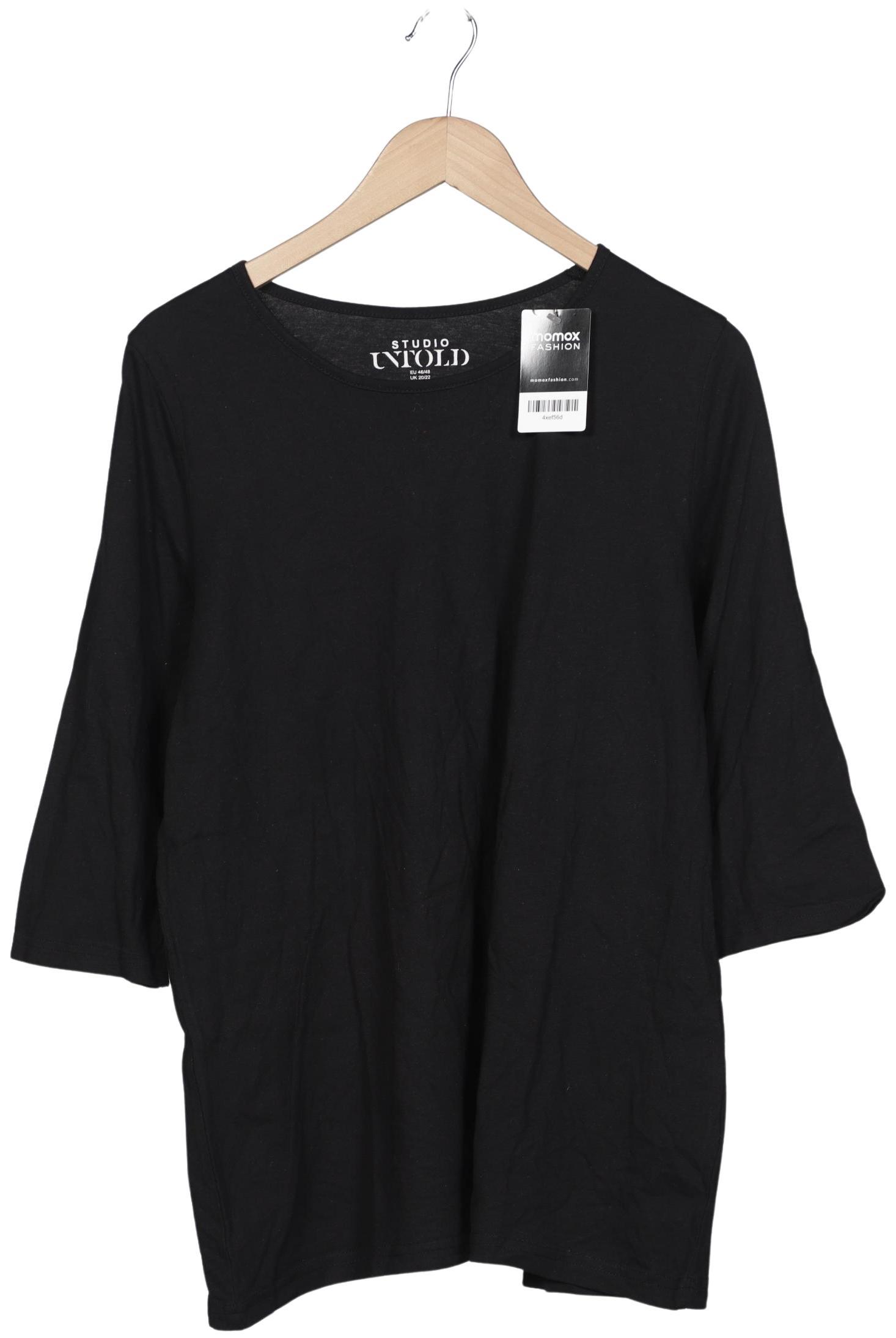 

Studio Untold Damen Langarmshirt, schwarz, Gr. 46