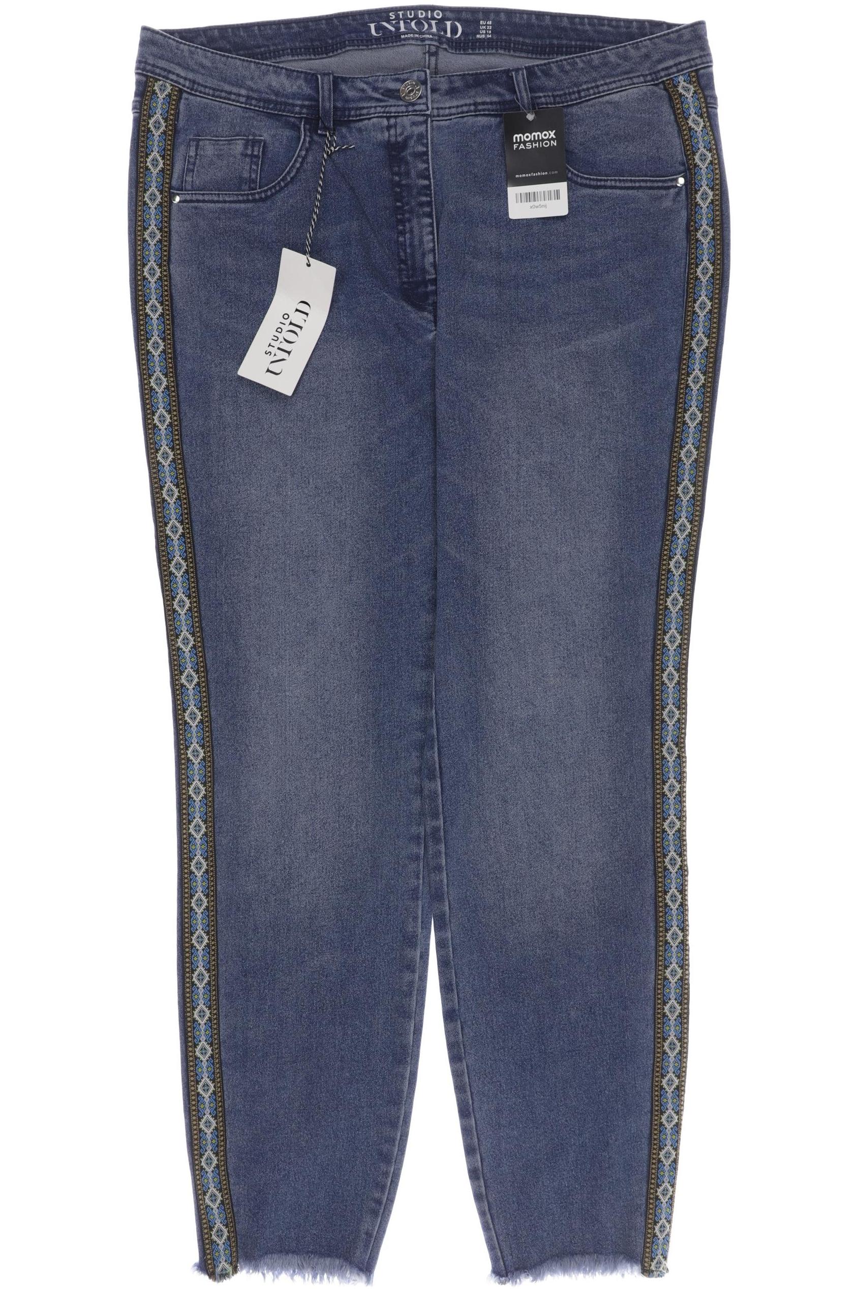 

Studio Untold Damen Jeans, blau, Gr. 48