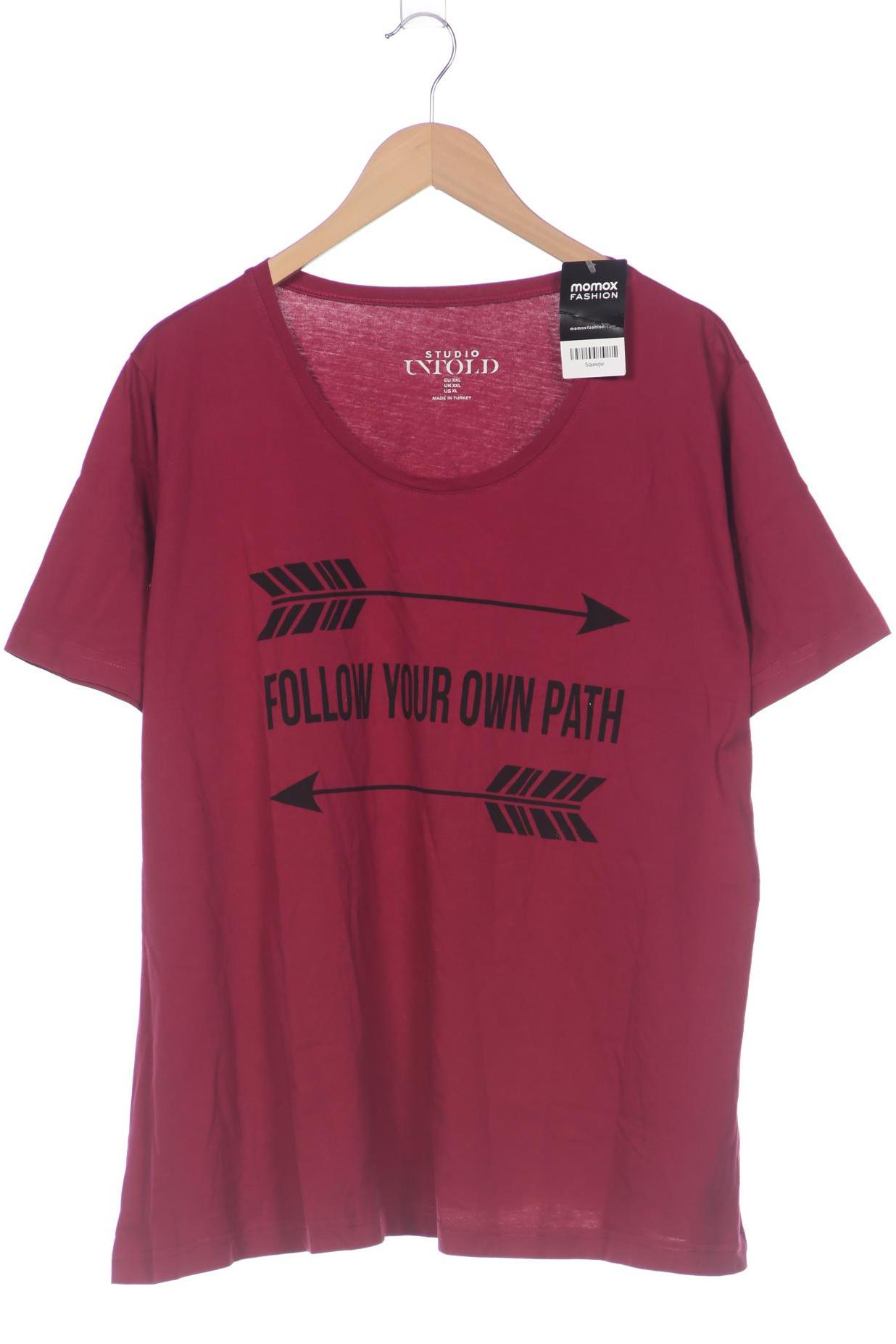 

Studio Untold Damen T-Shirt, bordeaux, Gr. 46